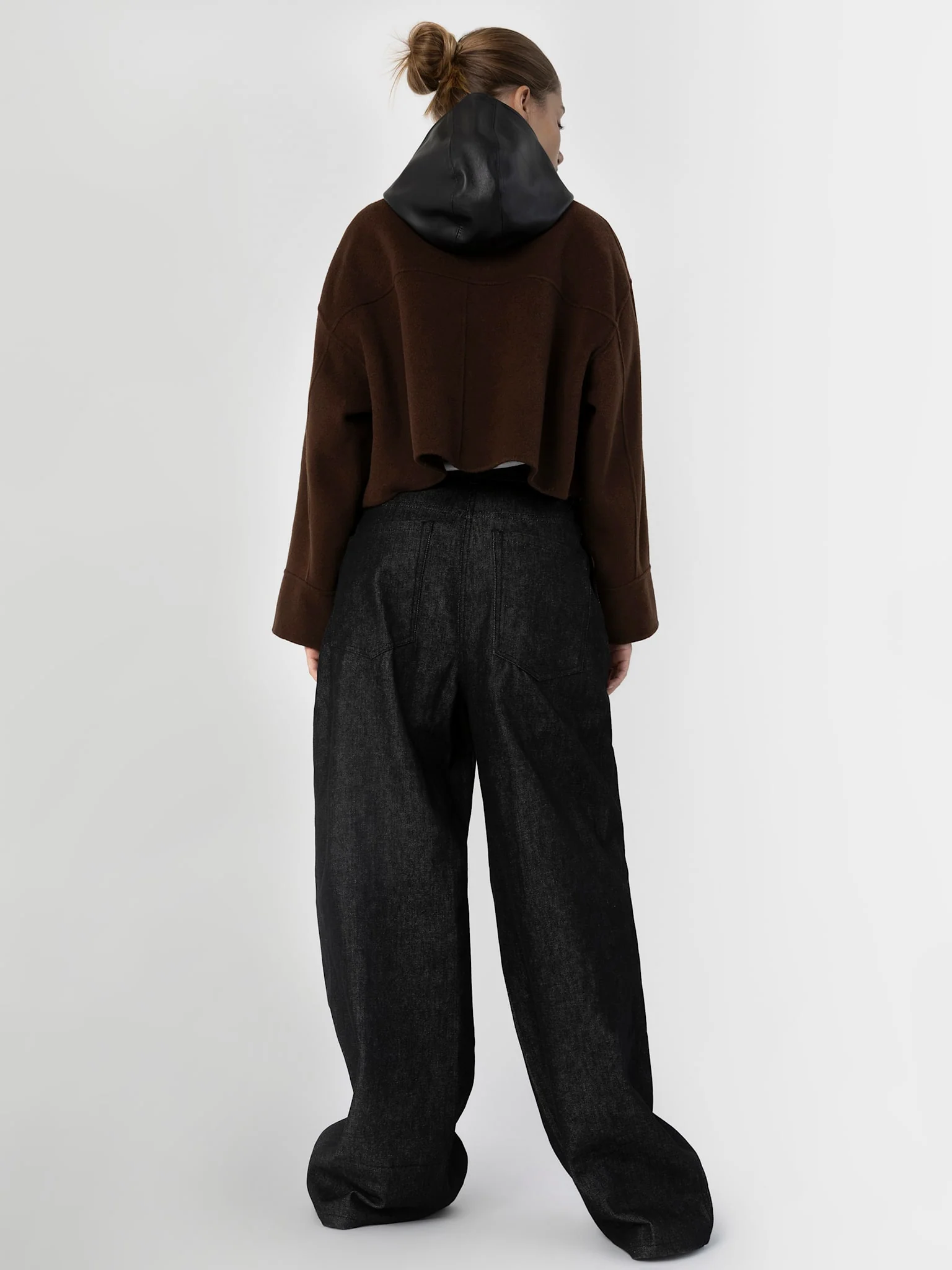 KARLA WOOL JACKET BROWN - Image 5
