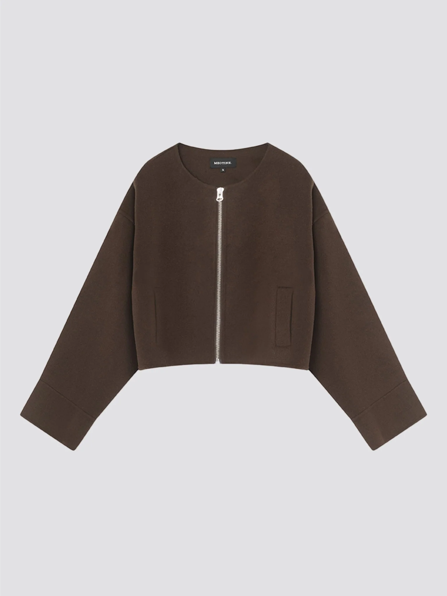 KARLA WOOL JACKET BROWN - Image 6