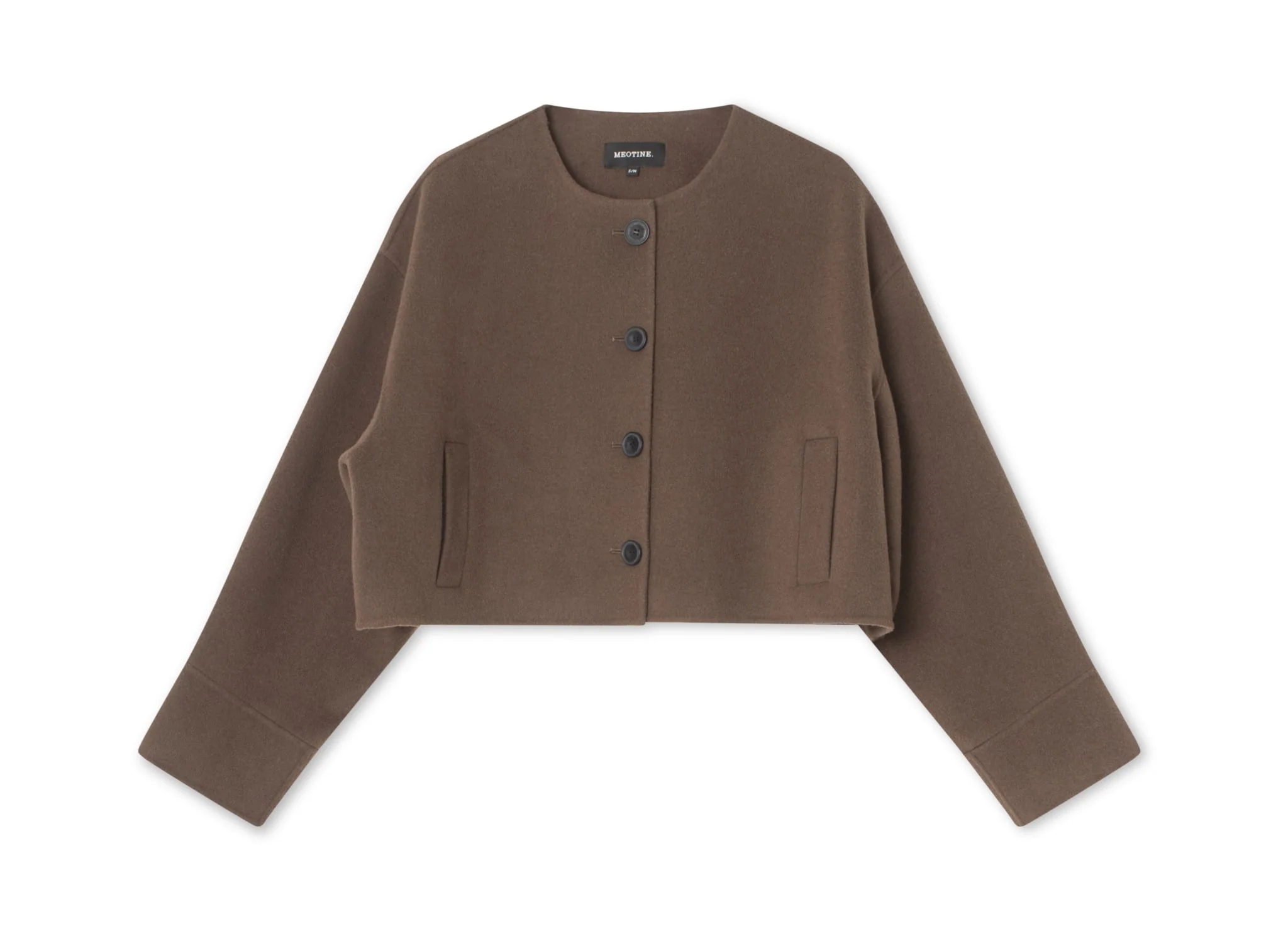 KARLA WOOL JACKET - BROWN - Image 5