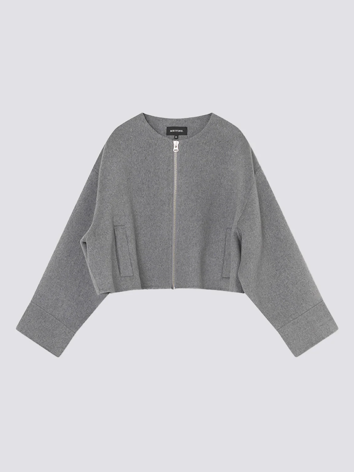 KARLA WOOL JACKET - GREY - Image 5