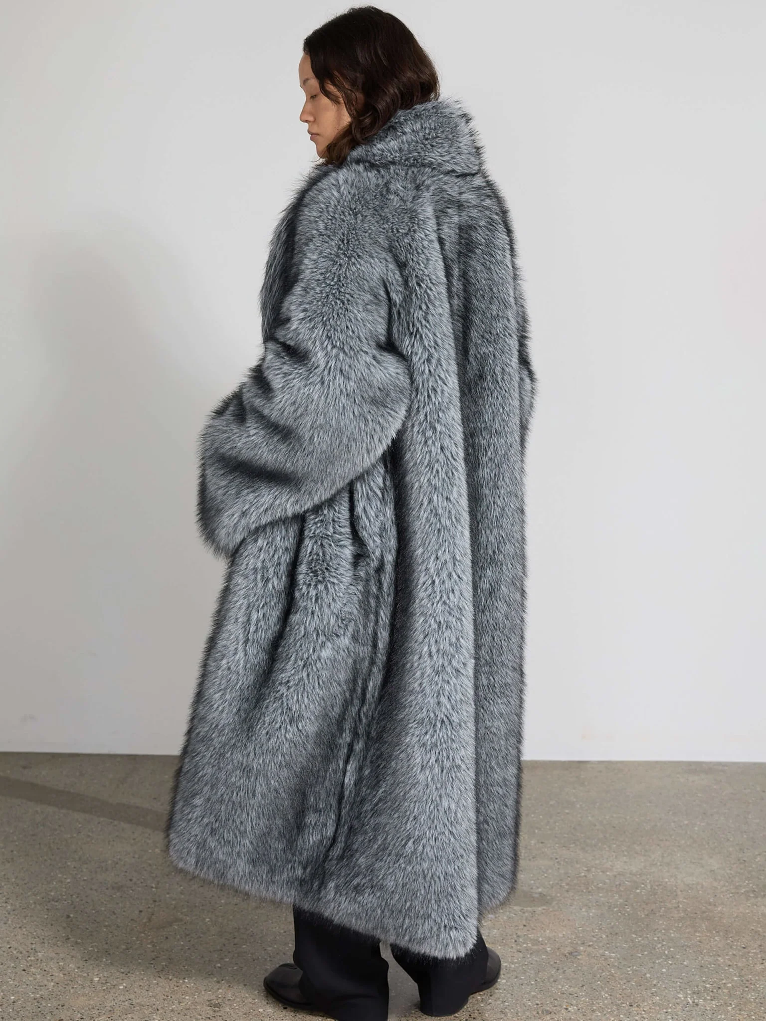 KATHA COAT - SILVER BLUE - Image 5