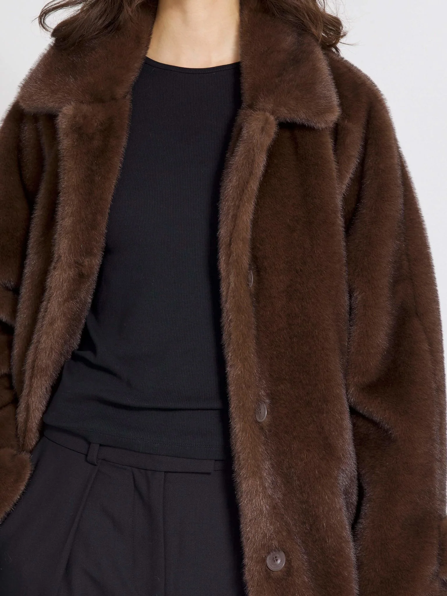 KELLY COAT - BROWN - Image 5