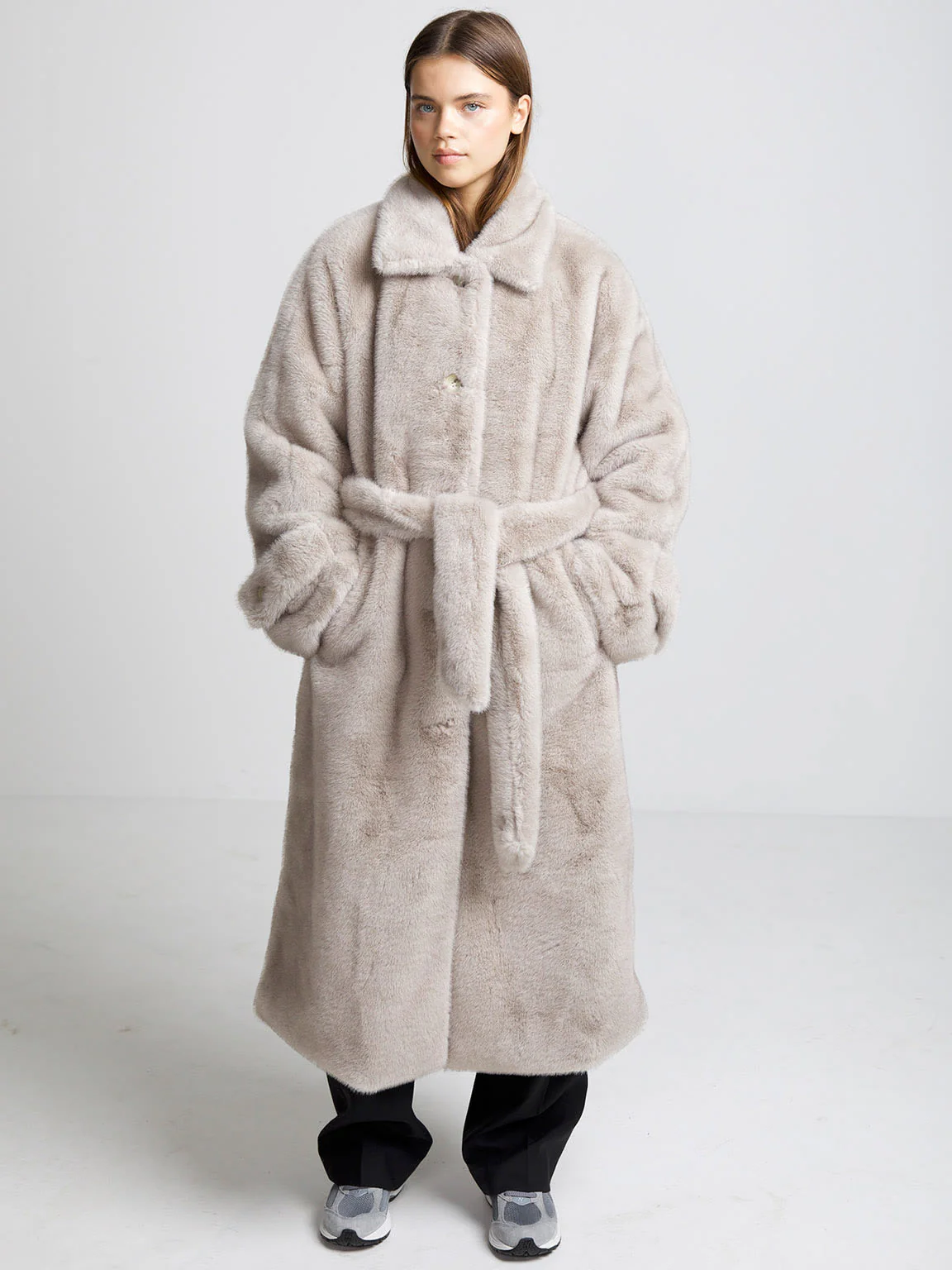 KELLY COAT - LIGHT GREY - Image 2