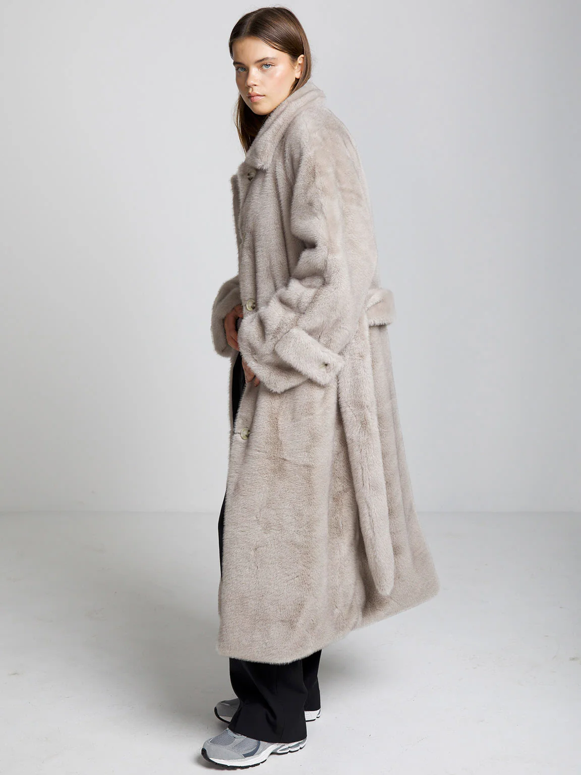KELLY COAT - LIGHT GREY - Image 4