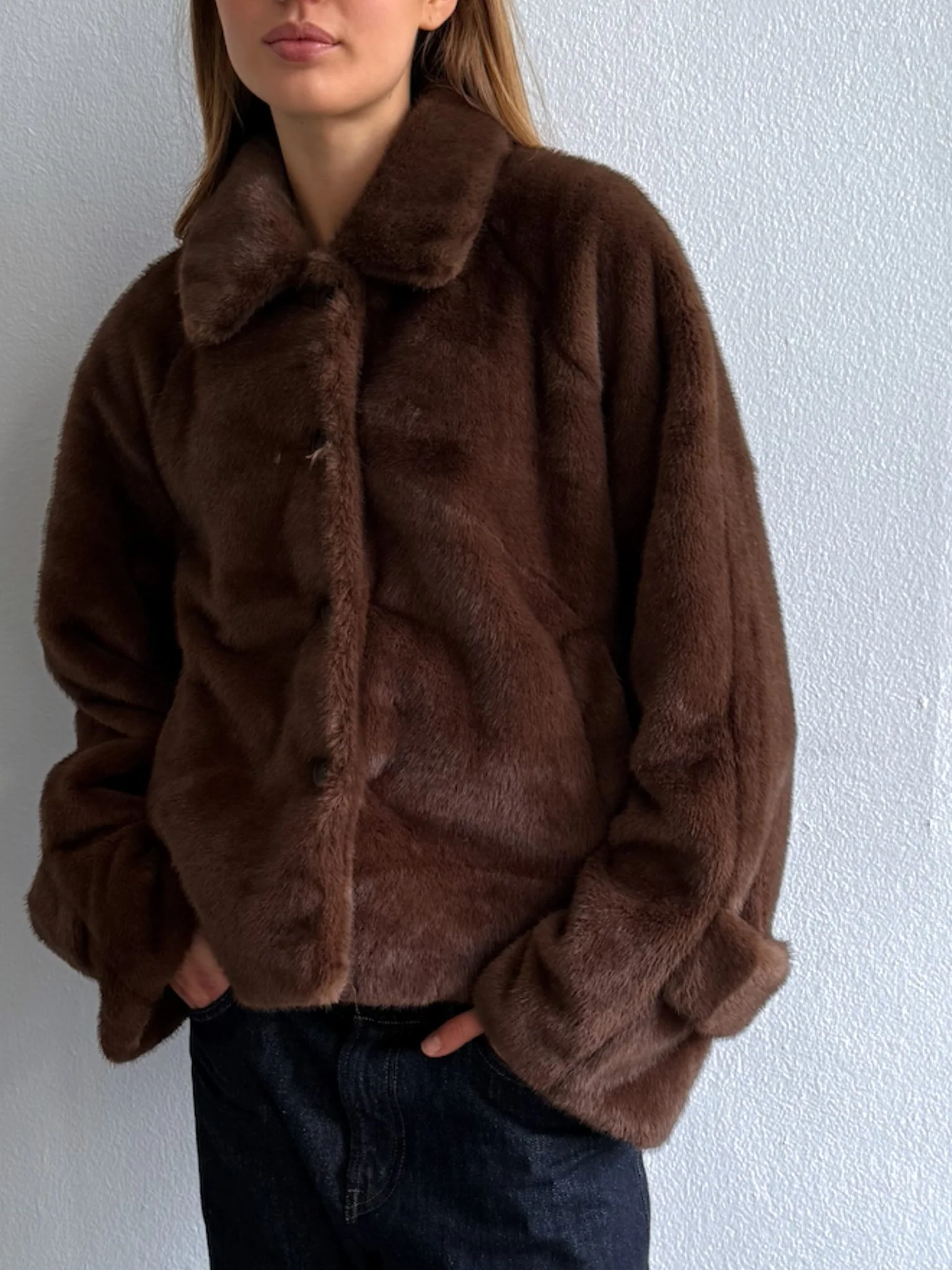 KELLY JACKET - BROWN - Image 4