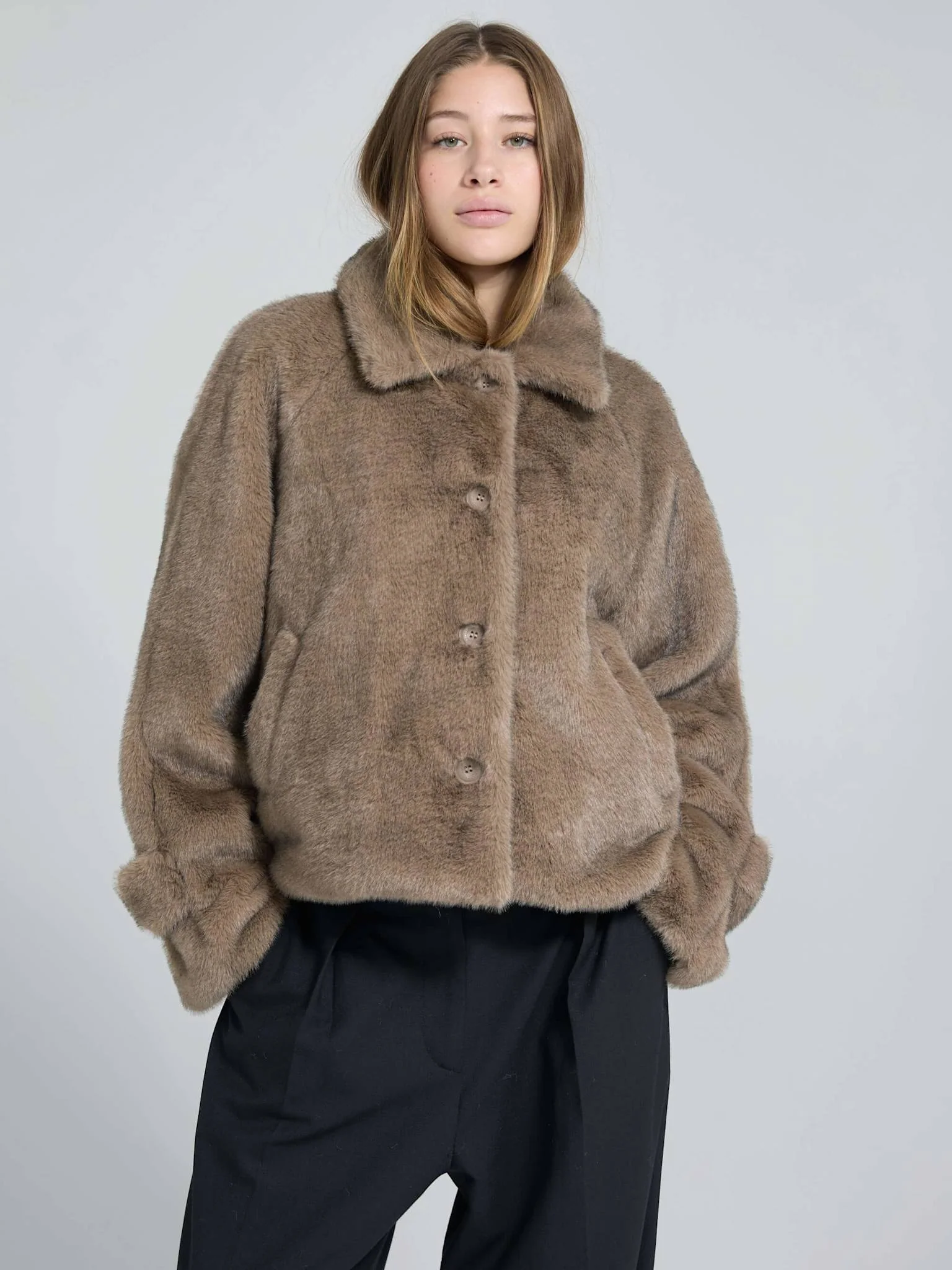 KELLY JACKET - LIGHT BROWN - Image 2