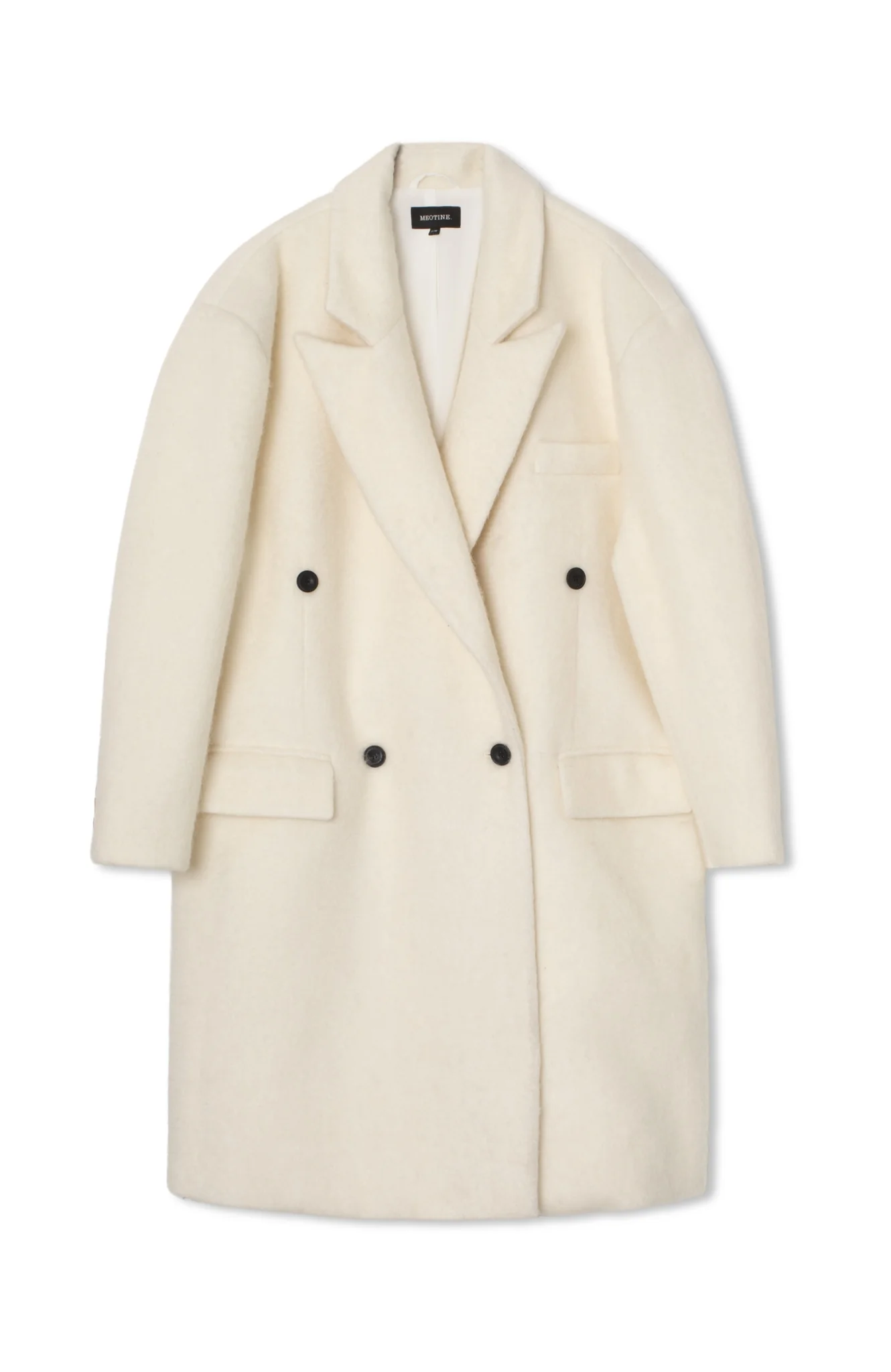 KYLIE MOHAIR COAT - CREME - Image 4
