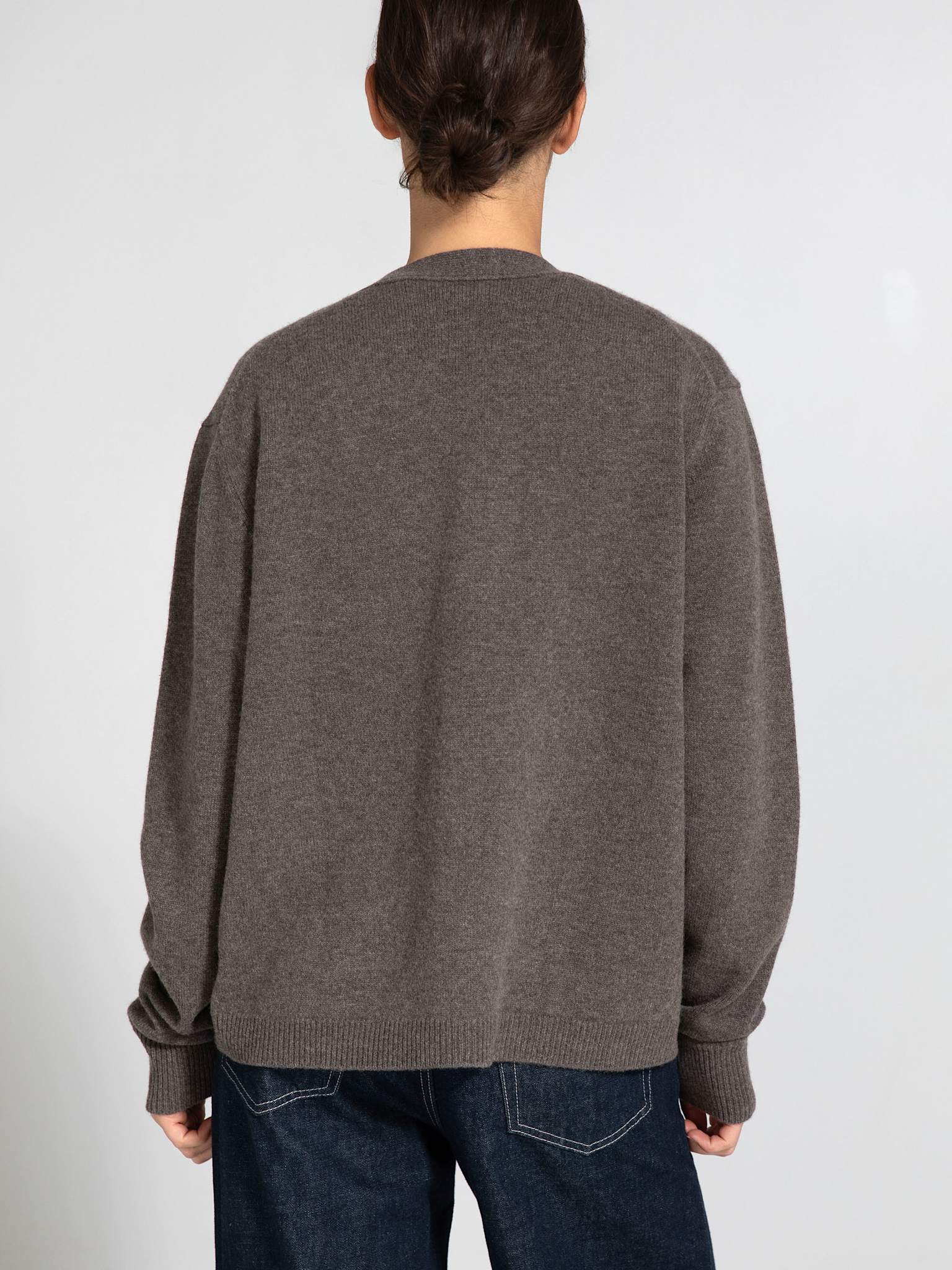 LOLA CARDIGAN KNIT - BROWN - Image 3