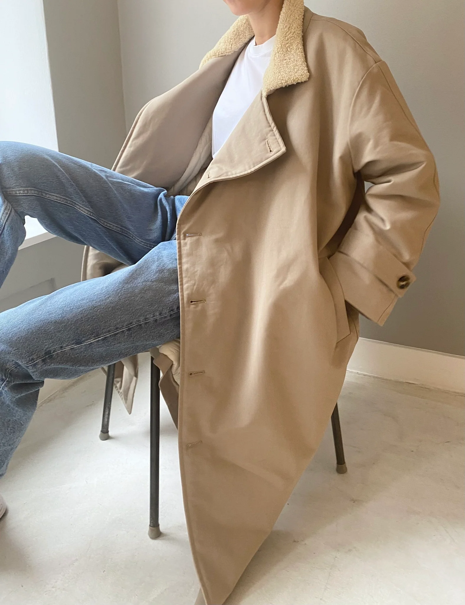 LOU COAT - BEIGE - Image 3