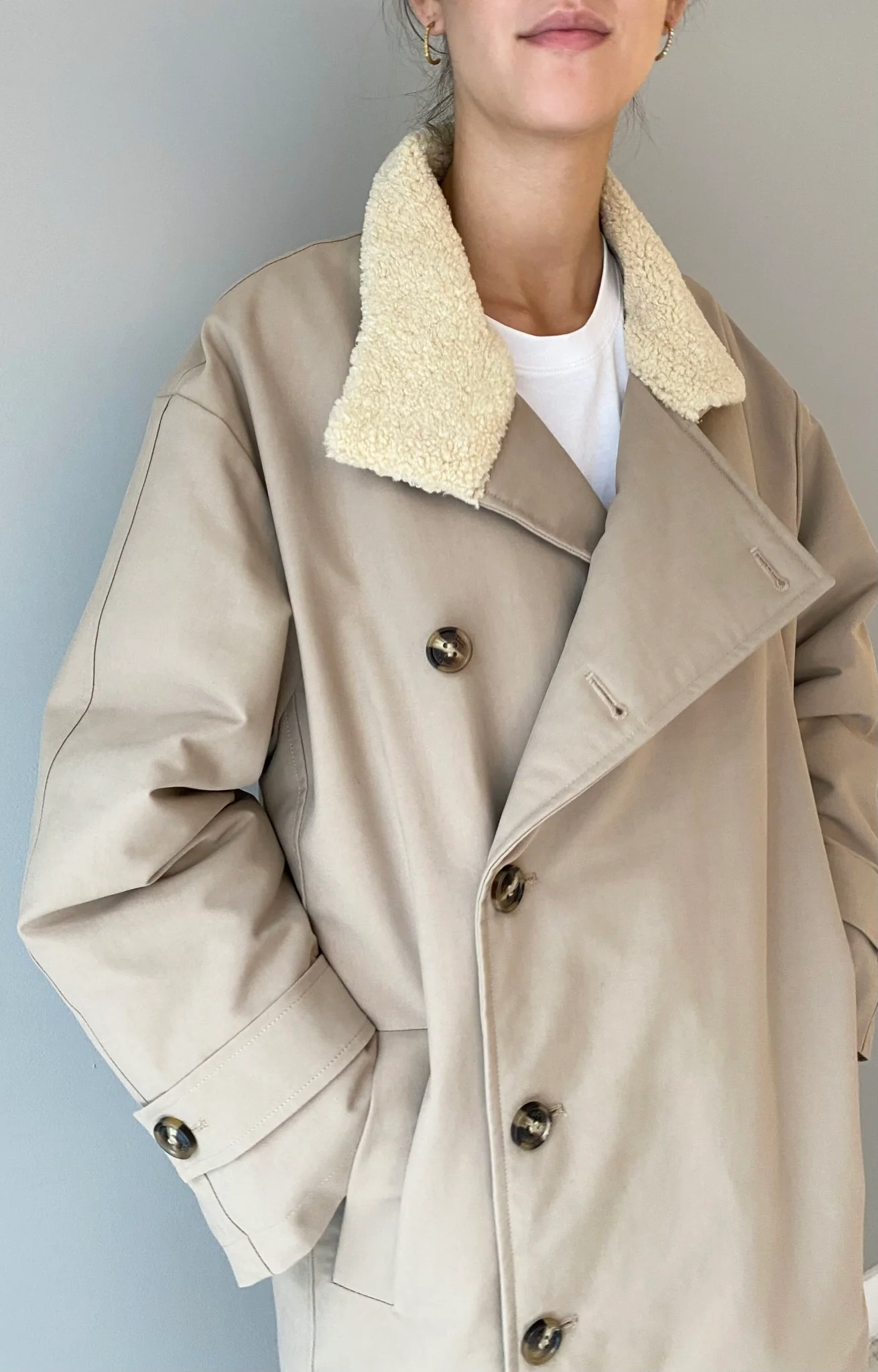 LOU COAT - BEIGE - Image 6
