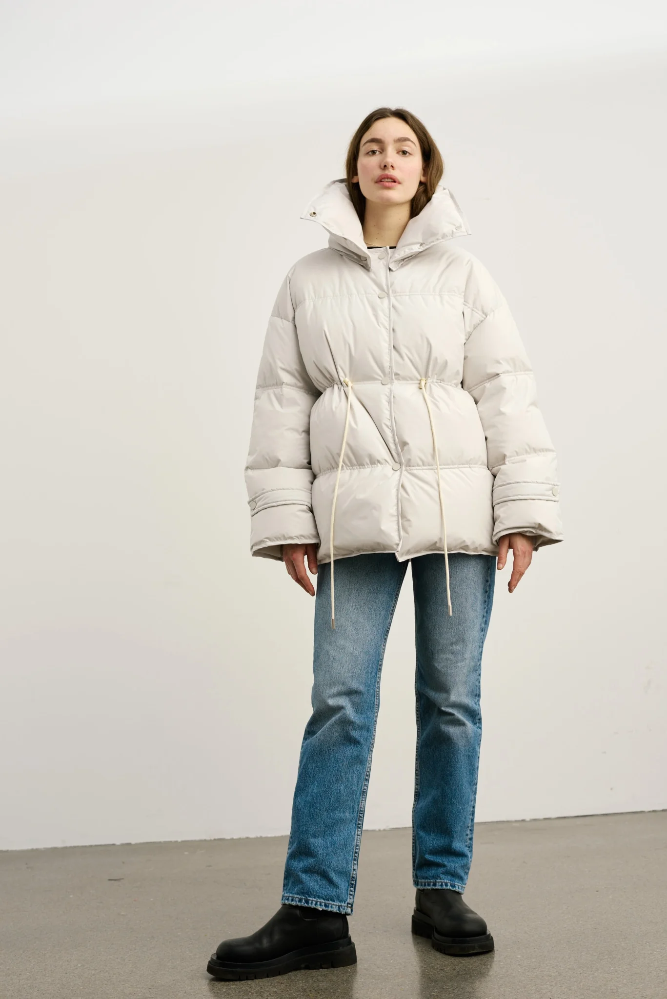 LULU DOWN JACKET - GREY