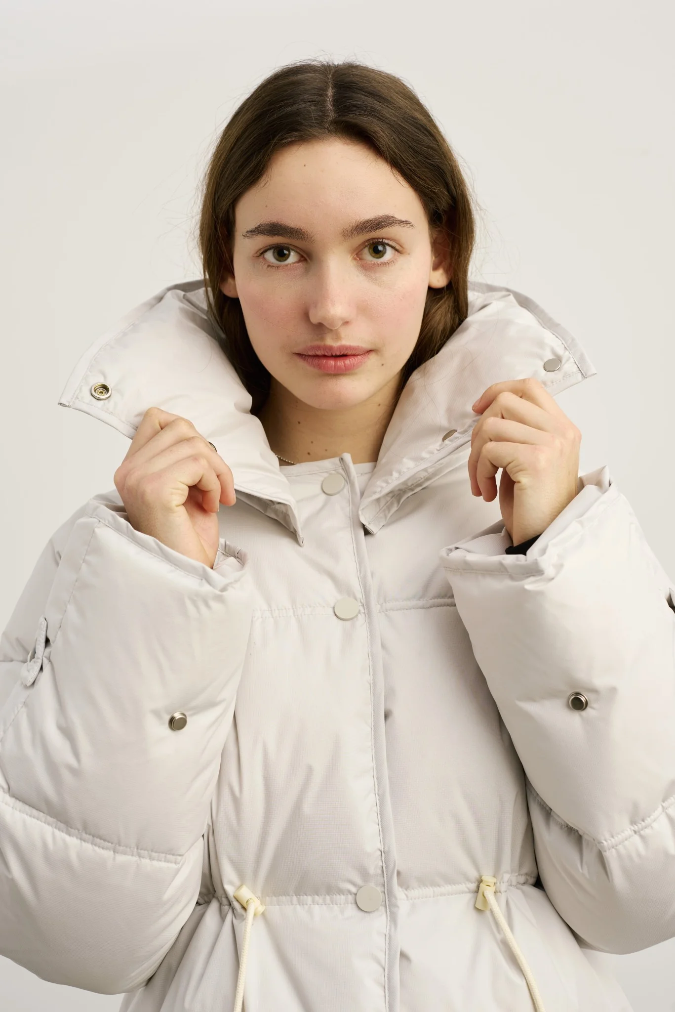 LULU DOWN JACKET - GREY - Image 2