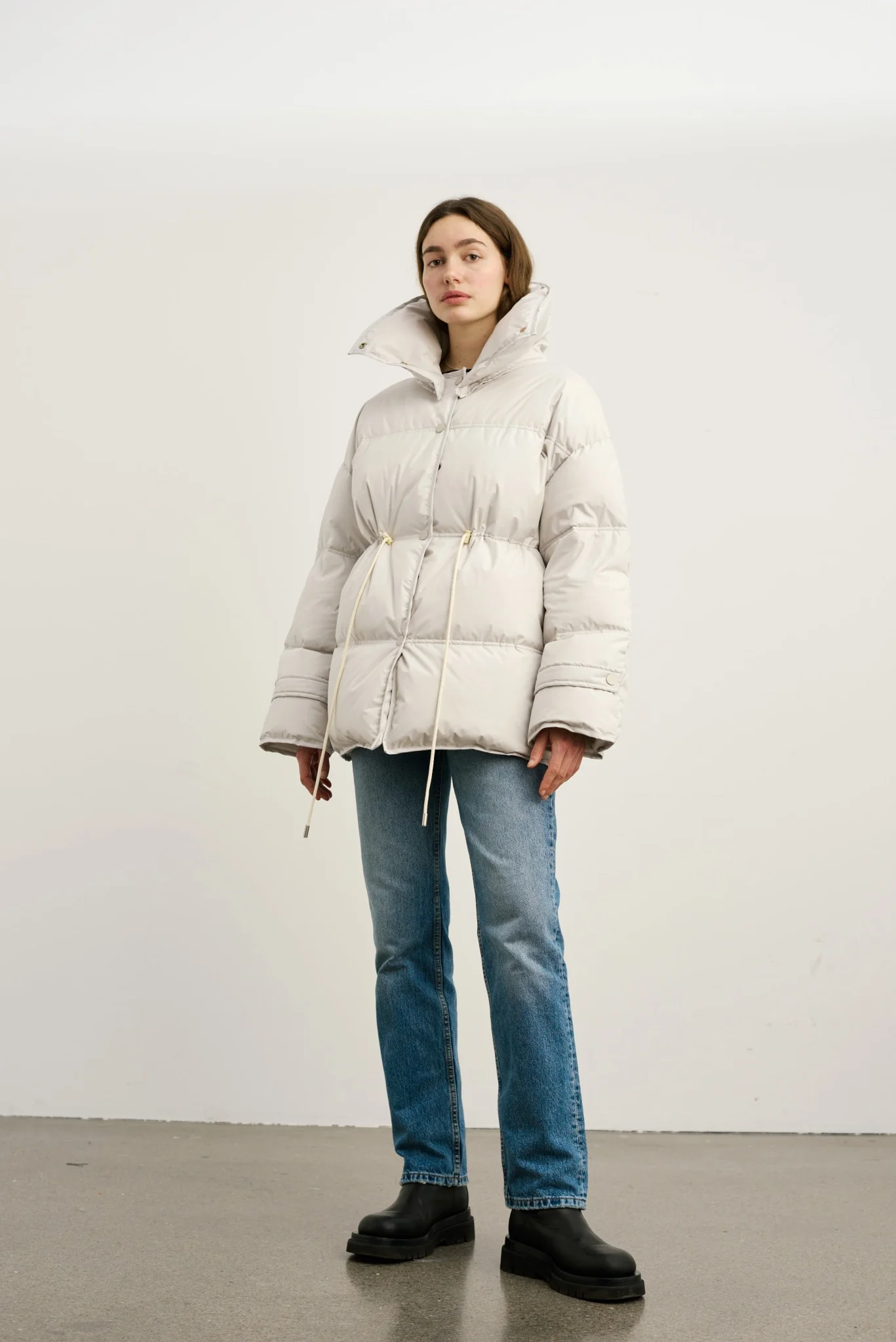 LULU DOWN JACKET - GREY - Image 6
