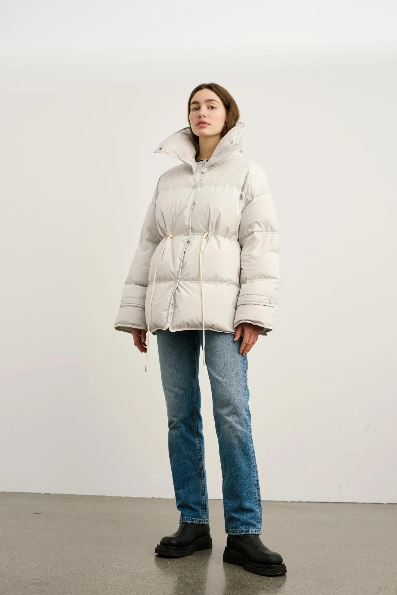 LULU DOWN JACKET - GREY - Image 7