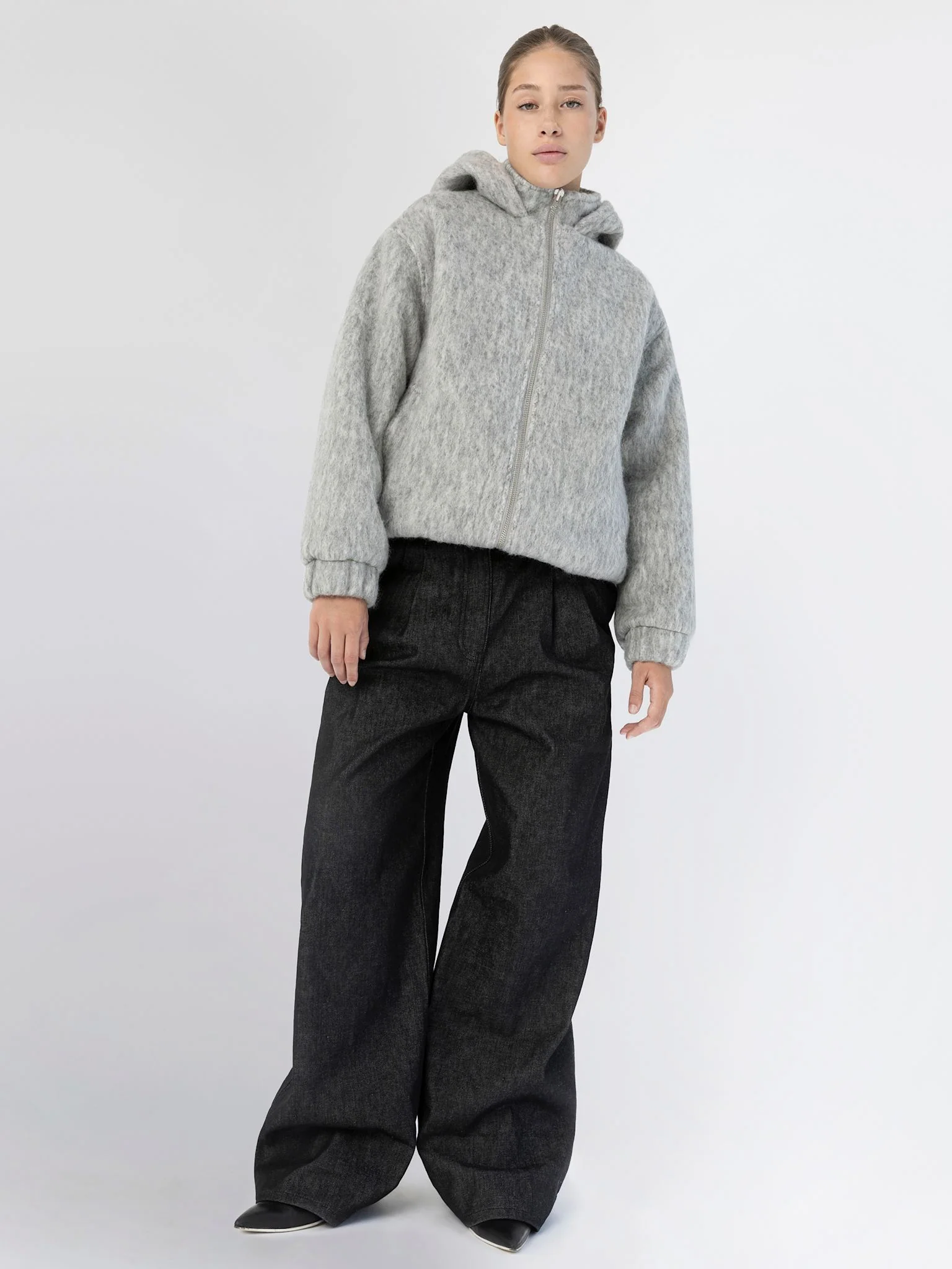 MILA BOMBER JACKET - MOHAIR