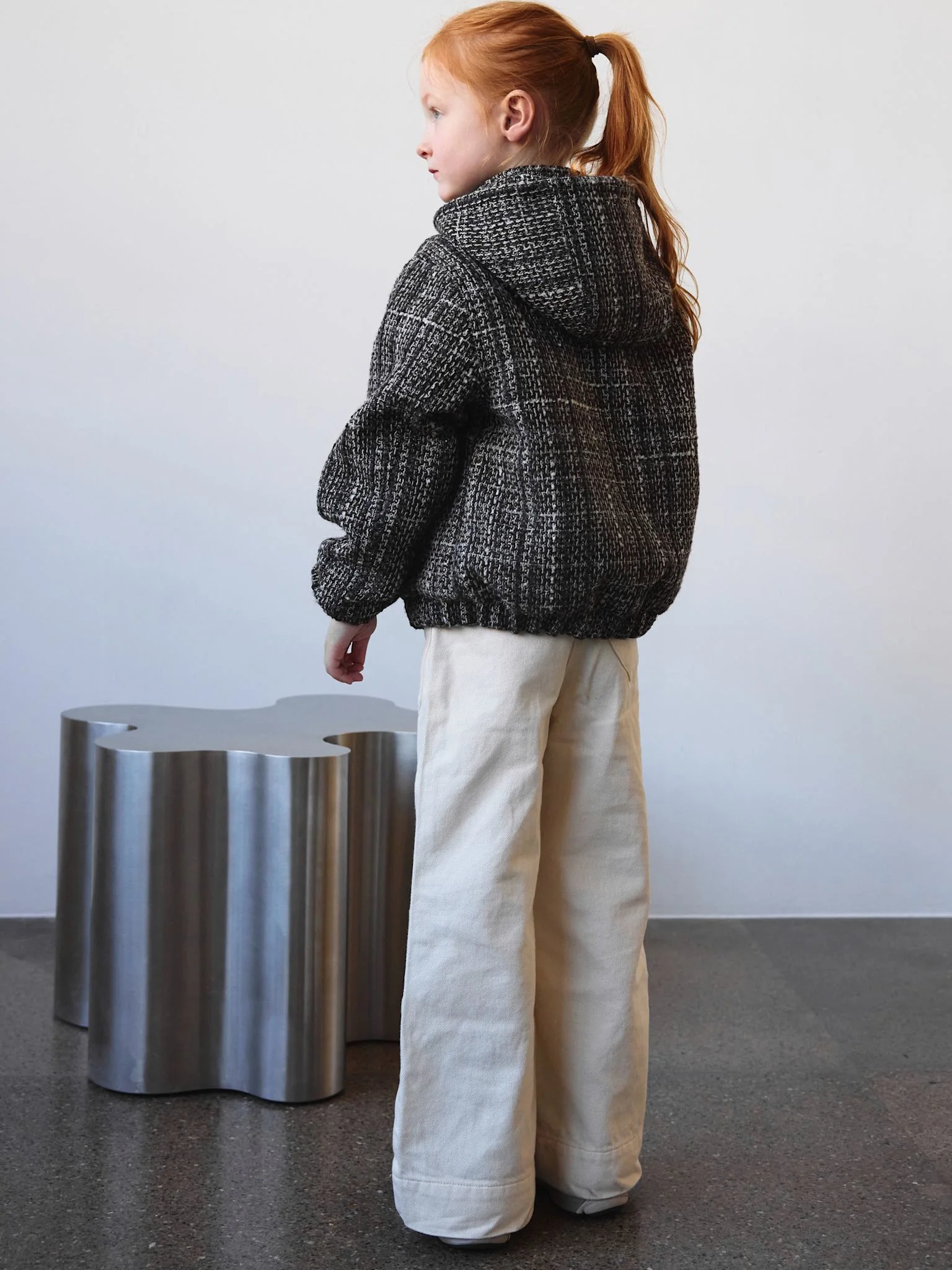 MILA KIDS JACKET - CHECKED - Image 4