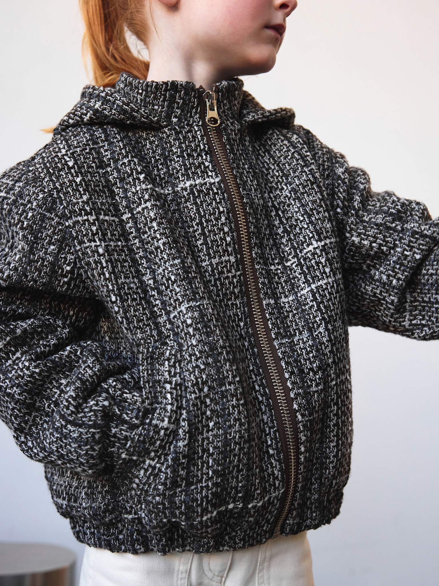 MILA KIDS JACKET - CHECKED - Image 5
