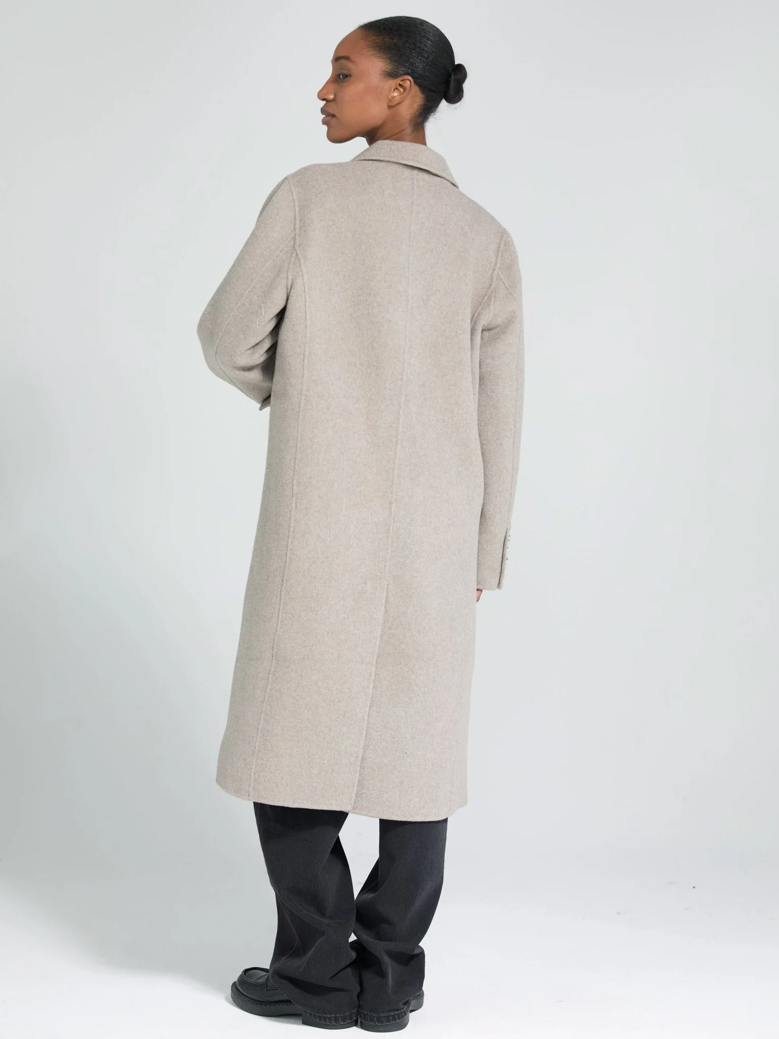 MILES WOOL COAT - BEIGE - Image 5