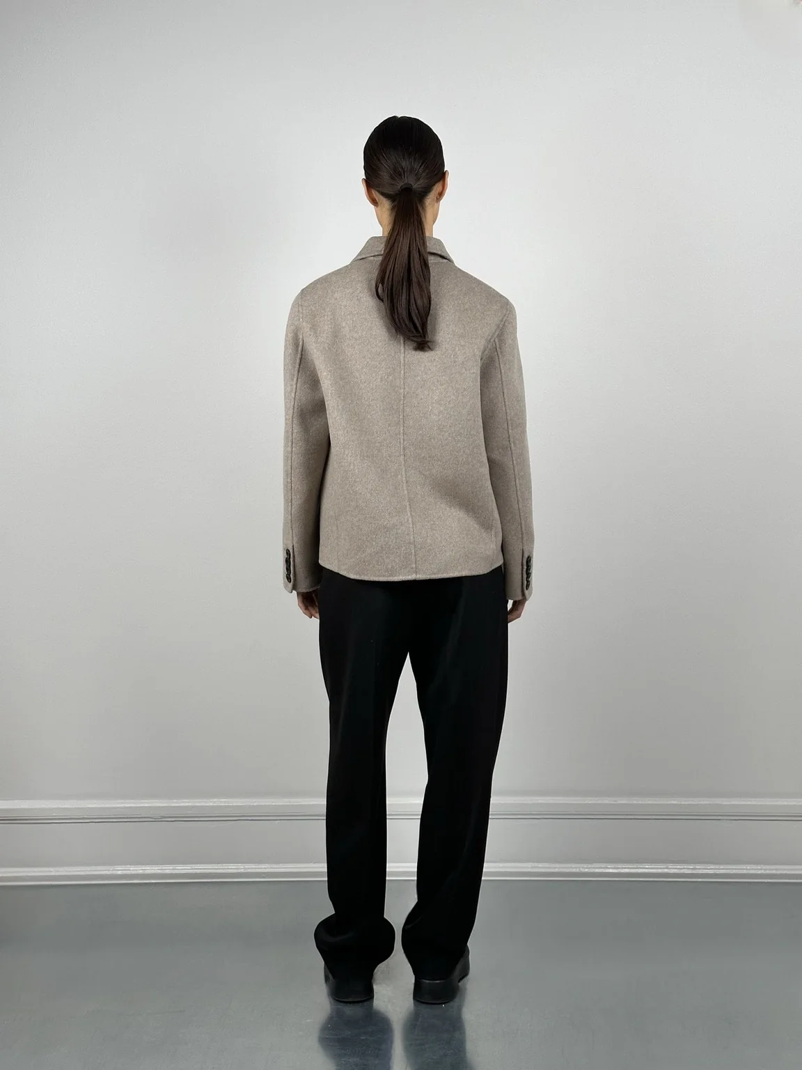 MILES WOOL JACKET - BEIGE - Image 4
