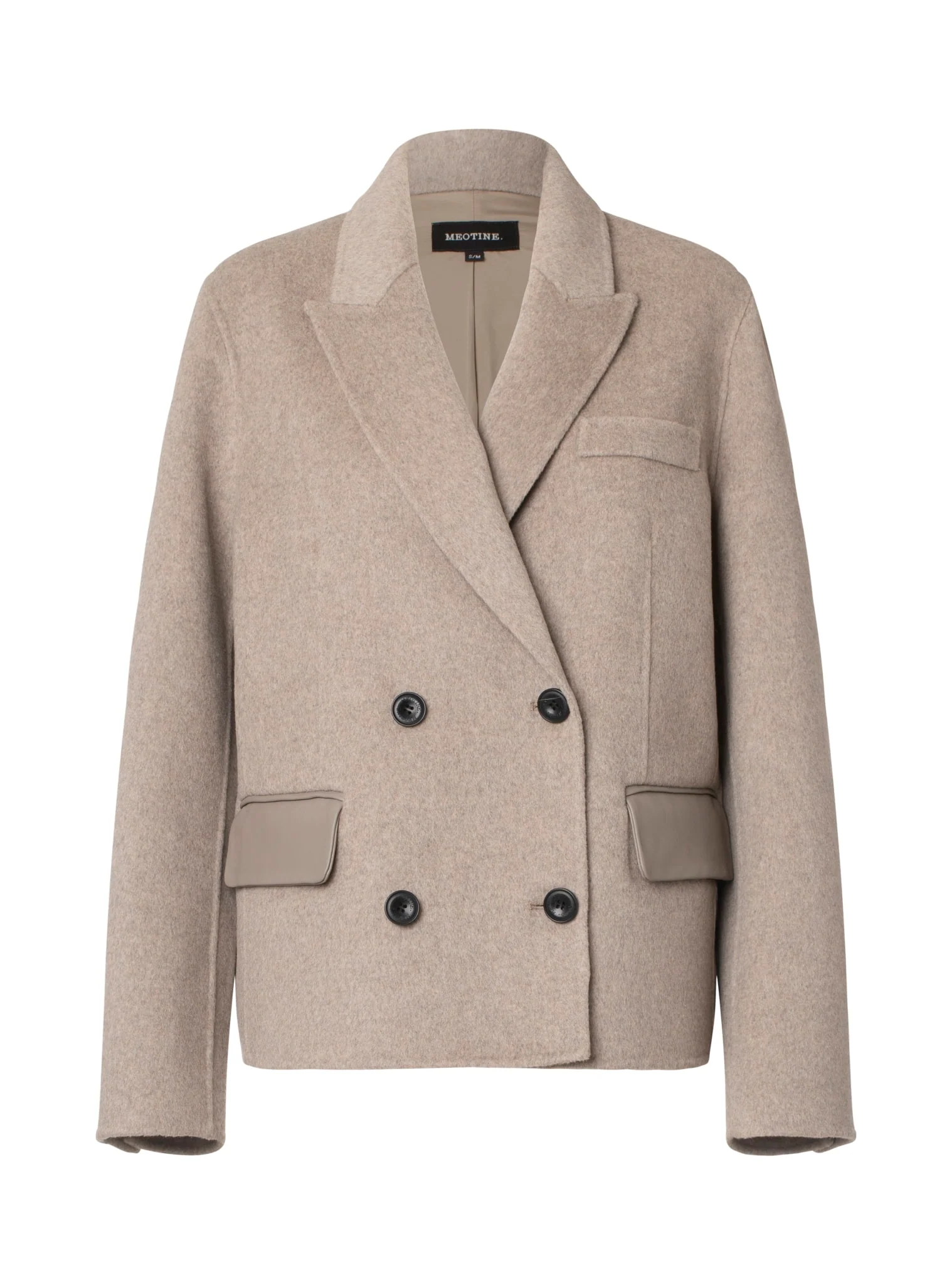 MILES WOOL JACKET - BEIGE - Image 5
