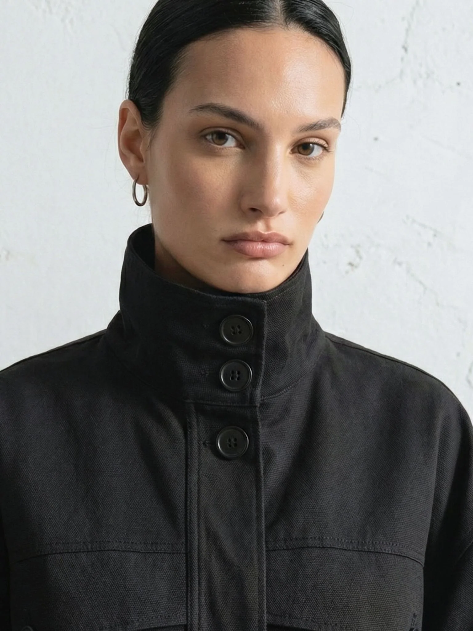 NORI BOMBER JACKET - BLACK - Image 4