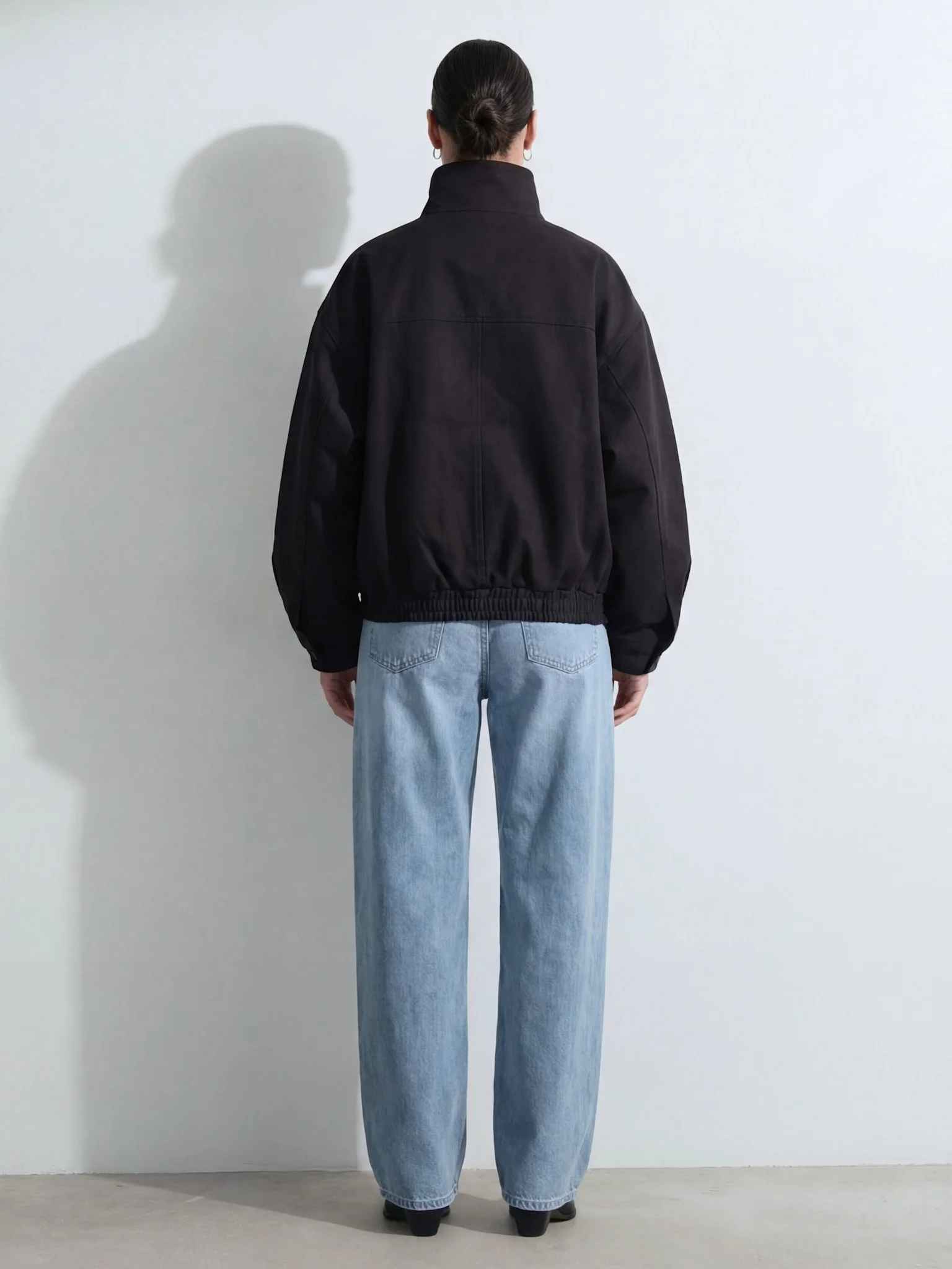 NORI BOMBER JACKET - BLACK - Image 5