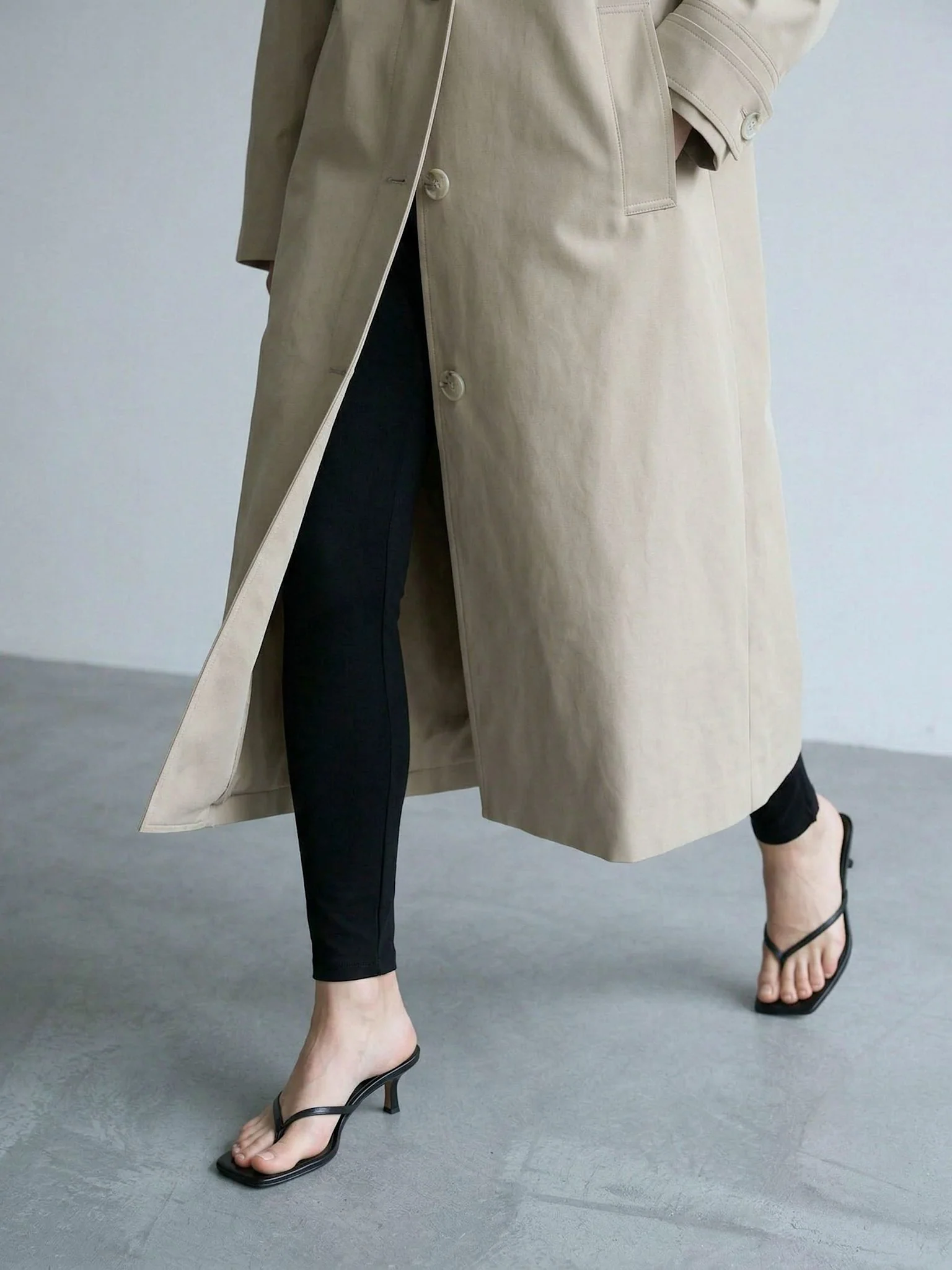 RENE COAT - BEIGE - Image 3