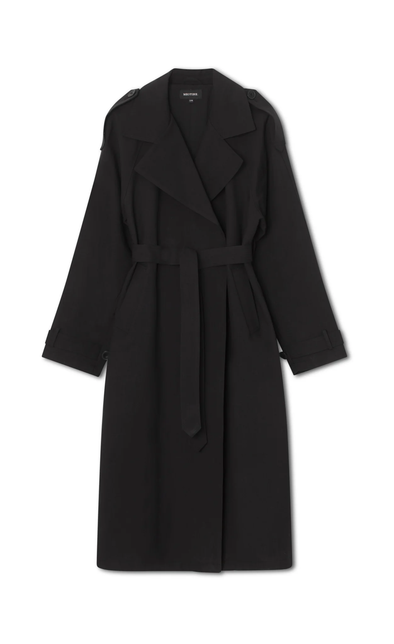 RICO CANVAS COAT - BLACK - Image 6