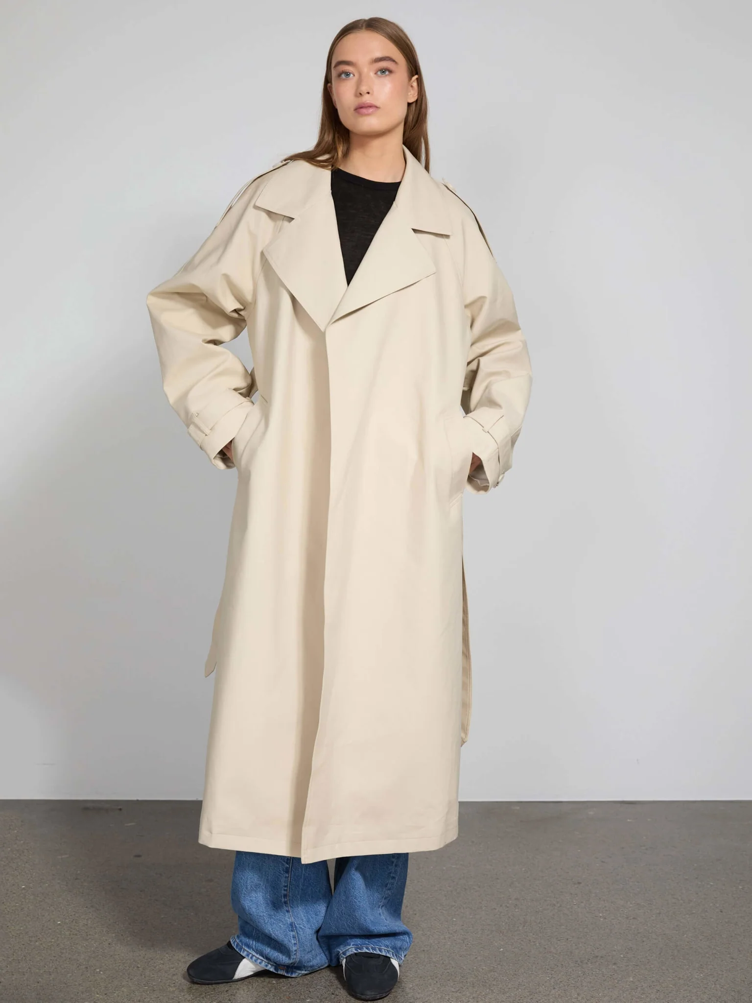 RICO CANVAS COAT - CREME - Image 4