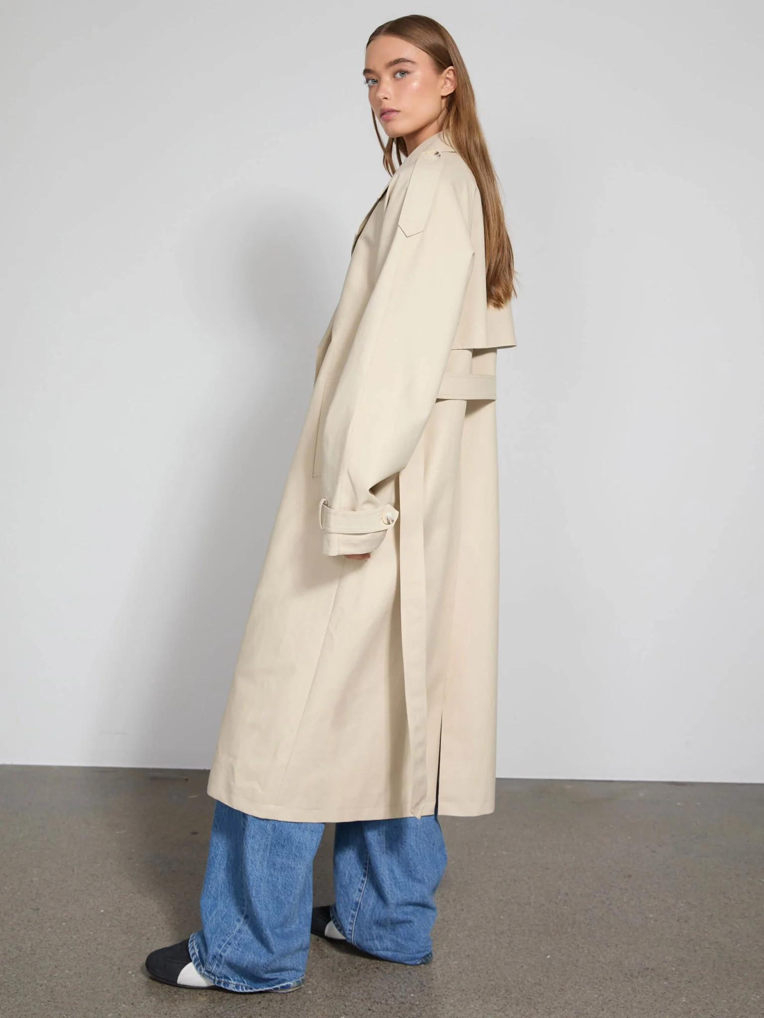 RICO CANVAS COAT - CREME - Image 5