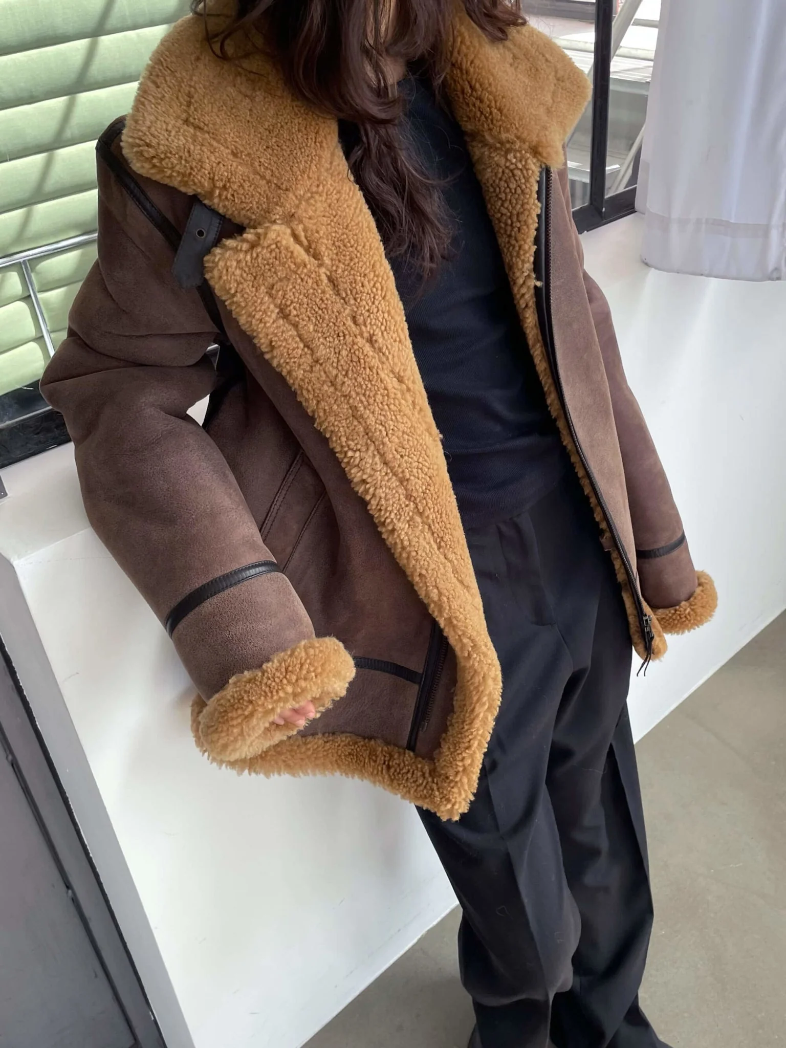 MORGAN JACKET - BROWN/BROWN - Image 3
