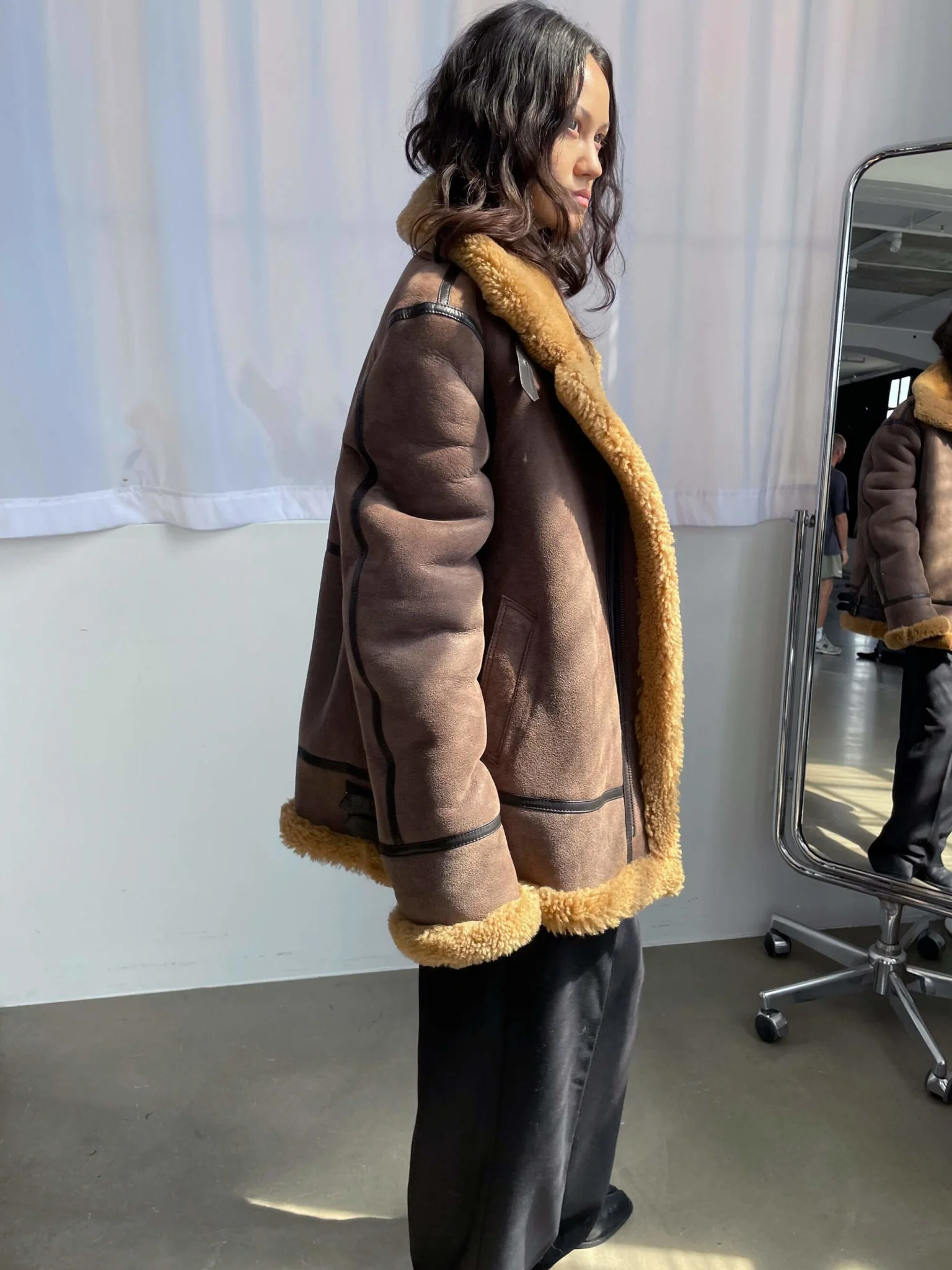 MORGAN JACKET - BROWN/BROWN - Image 4