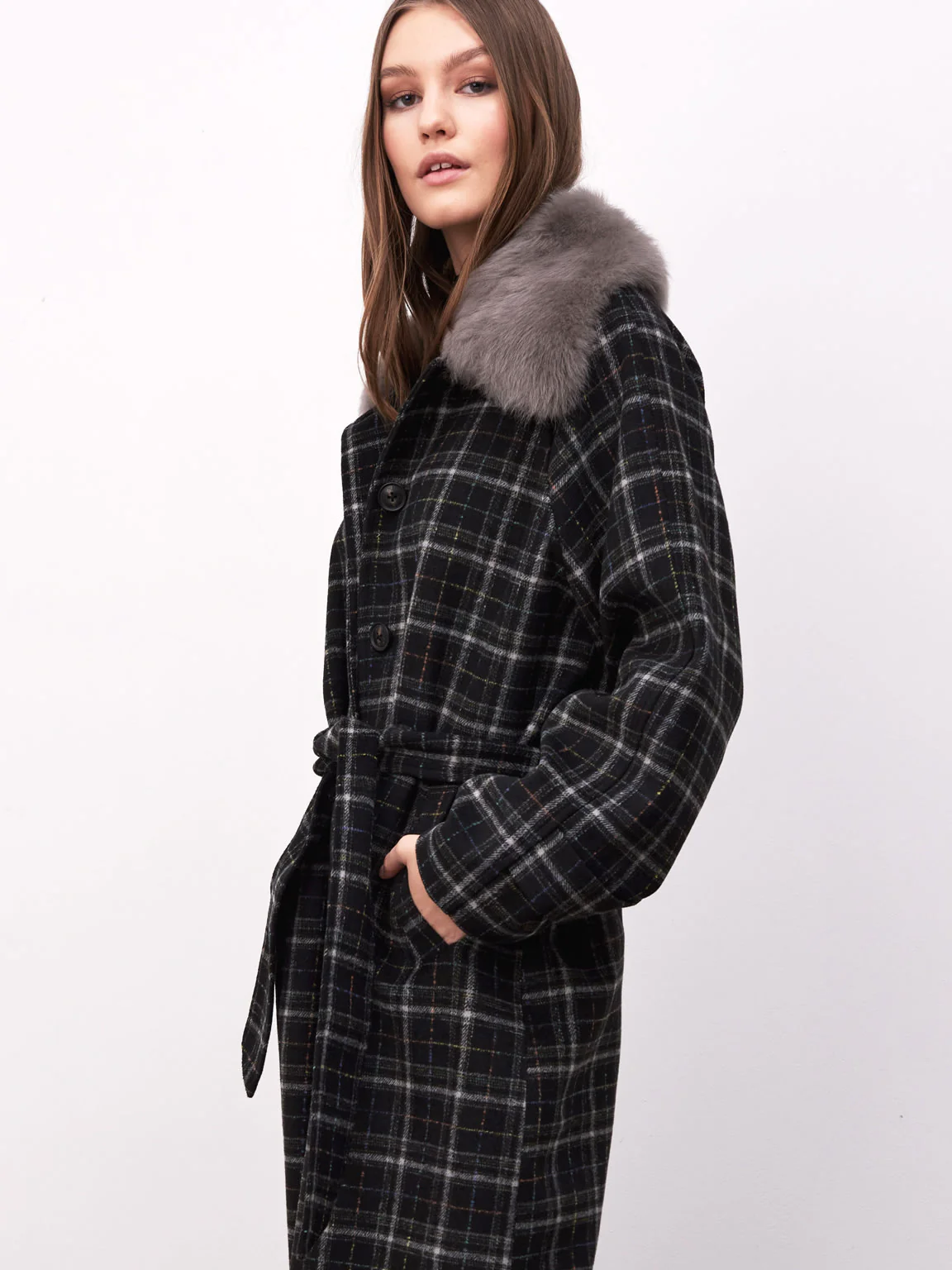 SASCHA COAT - BLACK PATTERN - Image 2