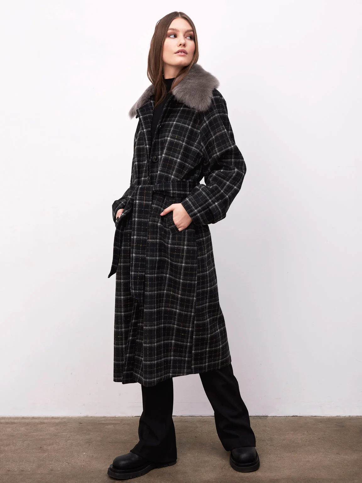 SASCHA COAT - BLACK PATTERN - Image 3