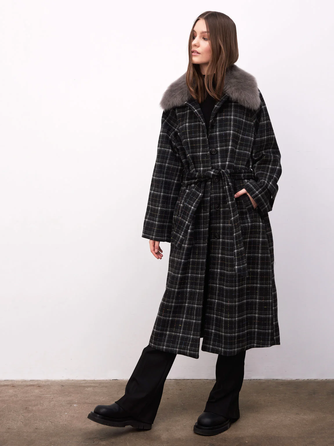 SASCHA COAT - BLACK PATTERN - Image 5