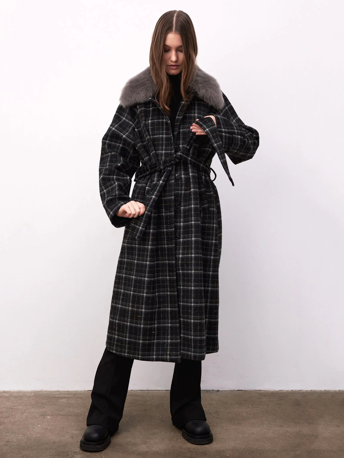 SASCHA COAT - BLACK PATTERN - Image 6