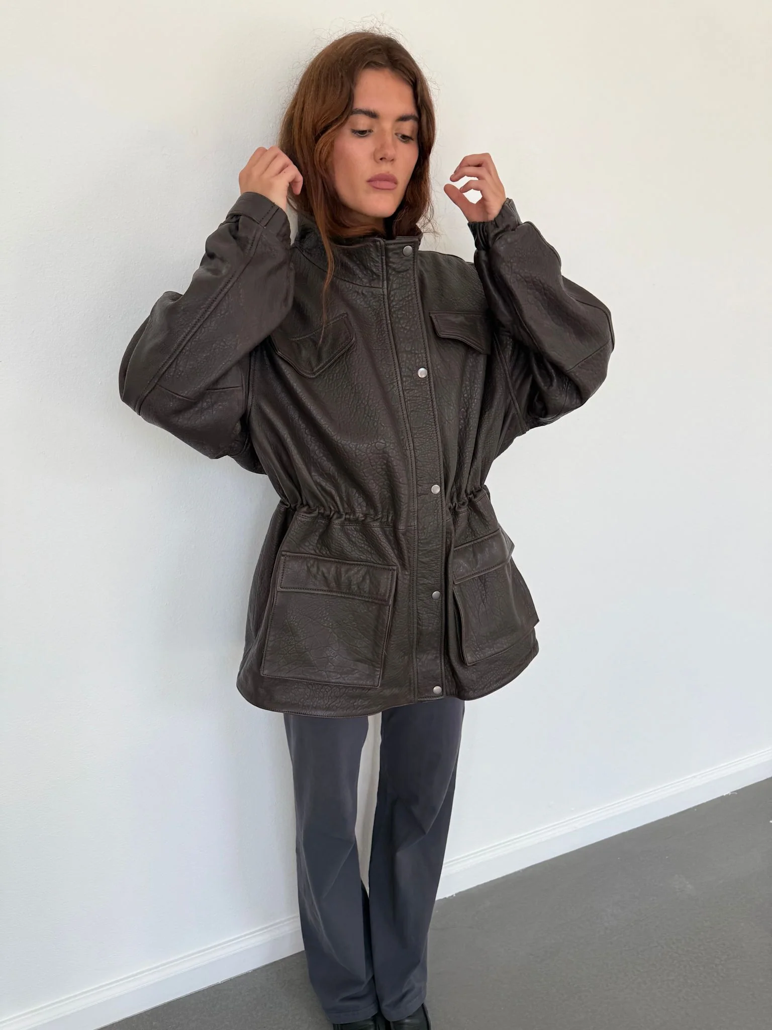 SIMONE JACKET - BROWN - Image 6