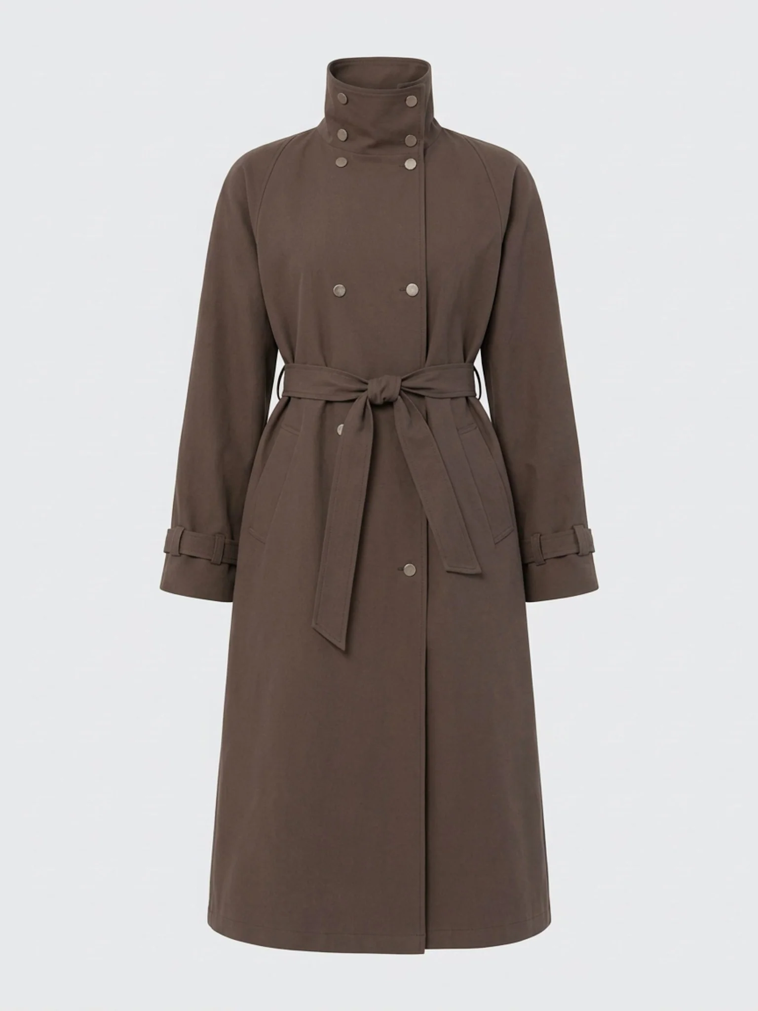 SKYLER CANVAS COAT - BROWN - Image 4