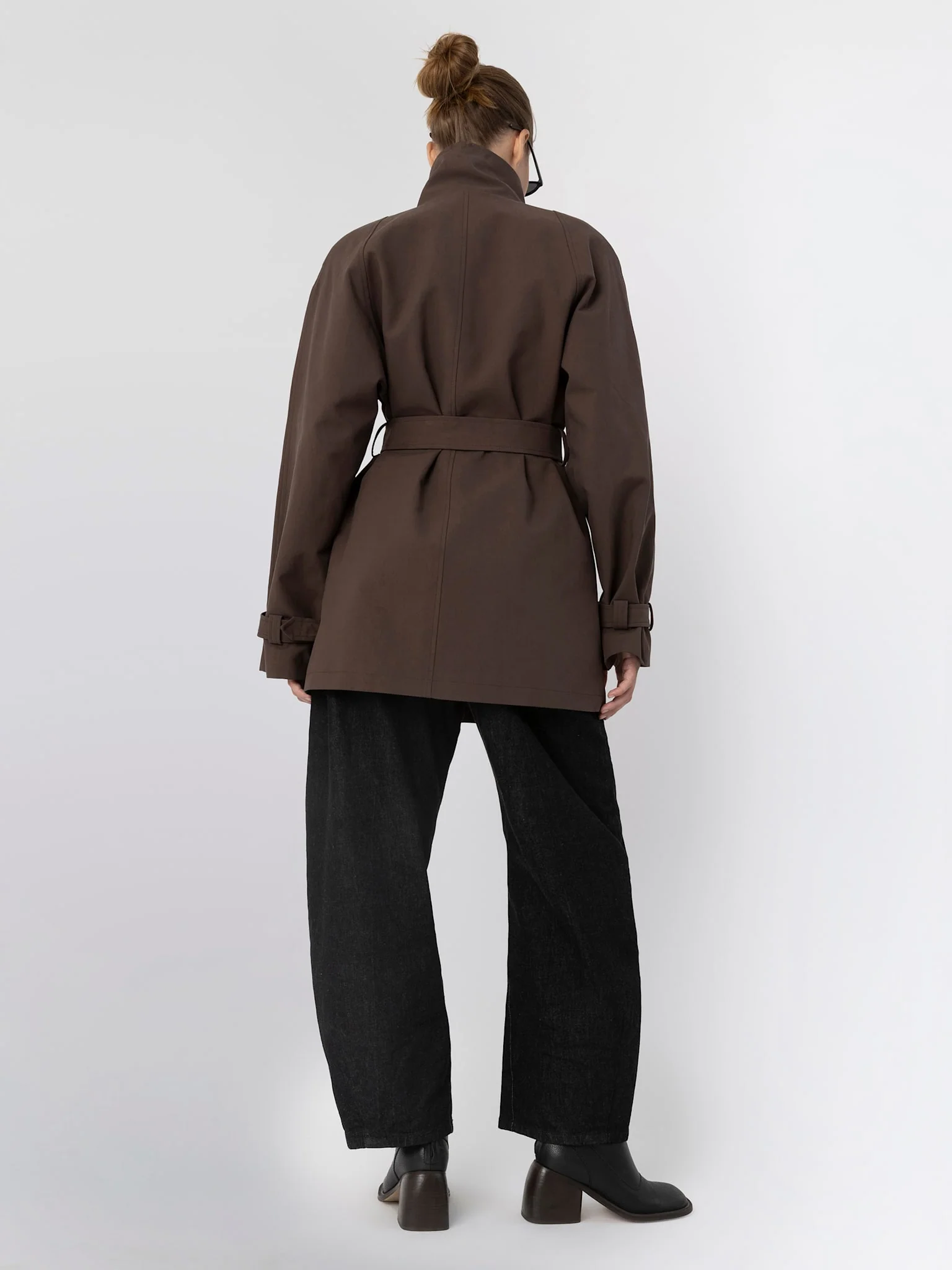 SKYLER CANVAS JACKET - BROWN - Image 6