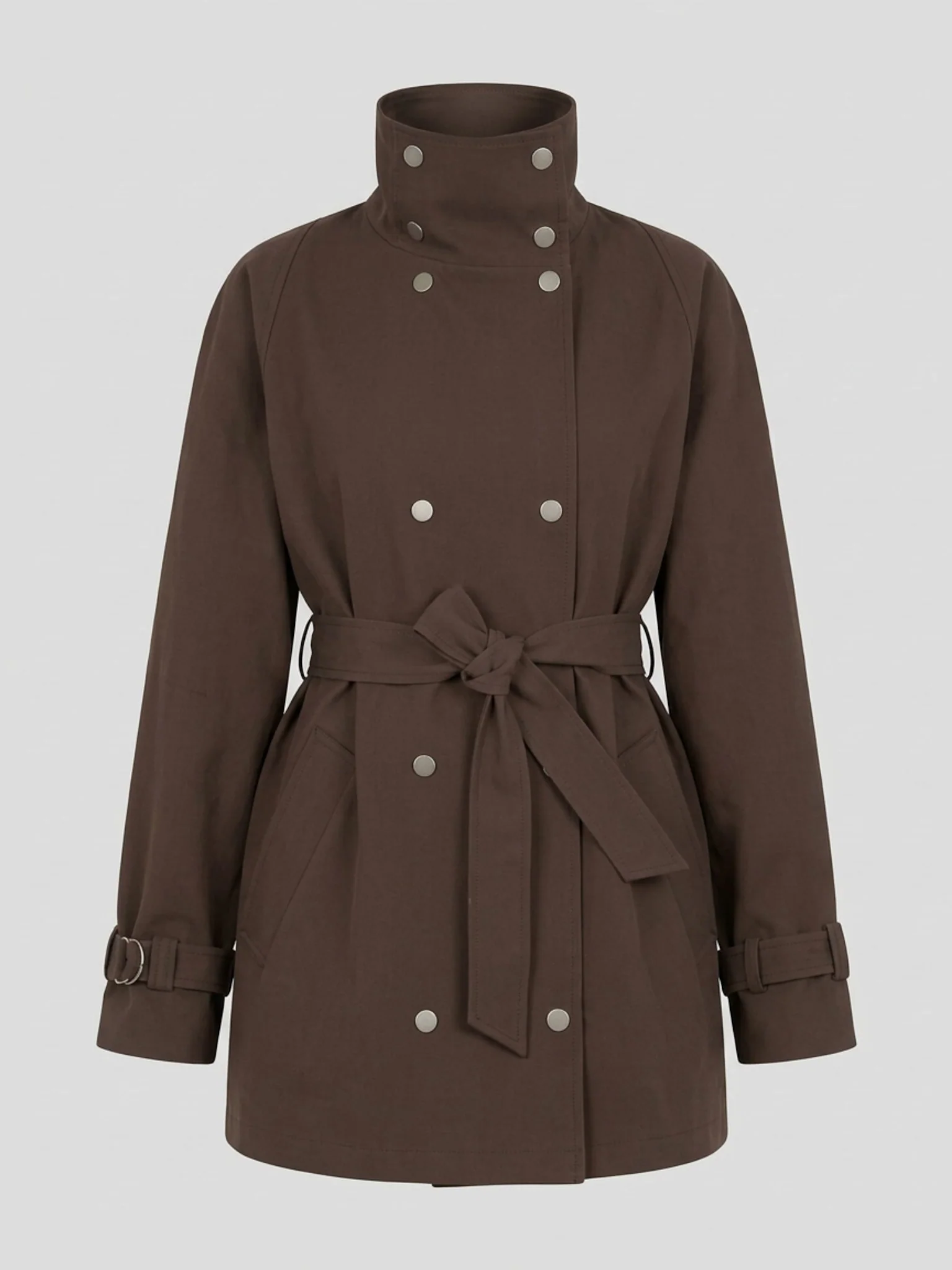 SKYLER CANVAS JACKET - BROWN - Image 7
