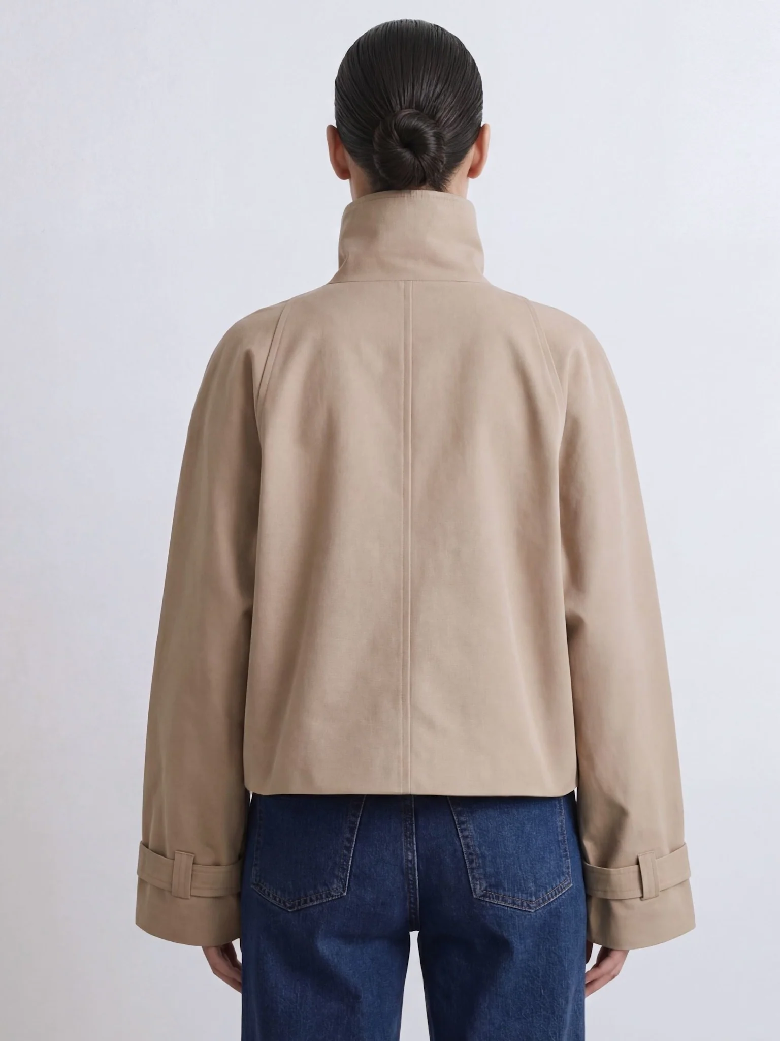 SKYLER CROPPED JACKET - BEIGE - Image 4
