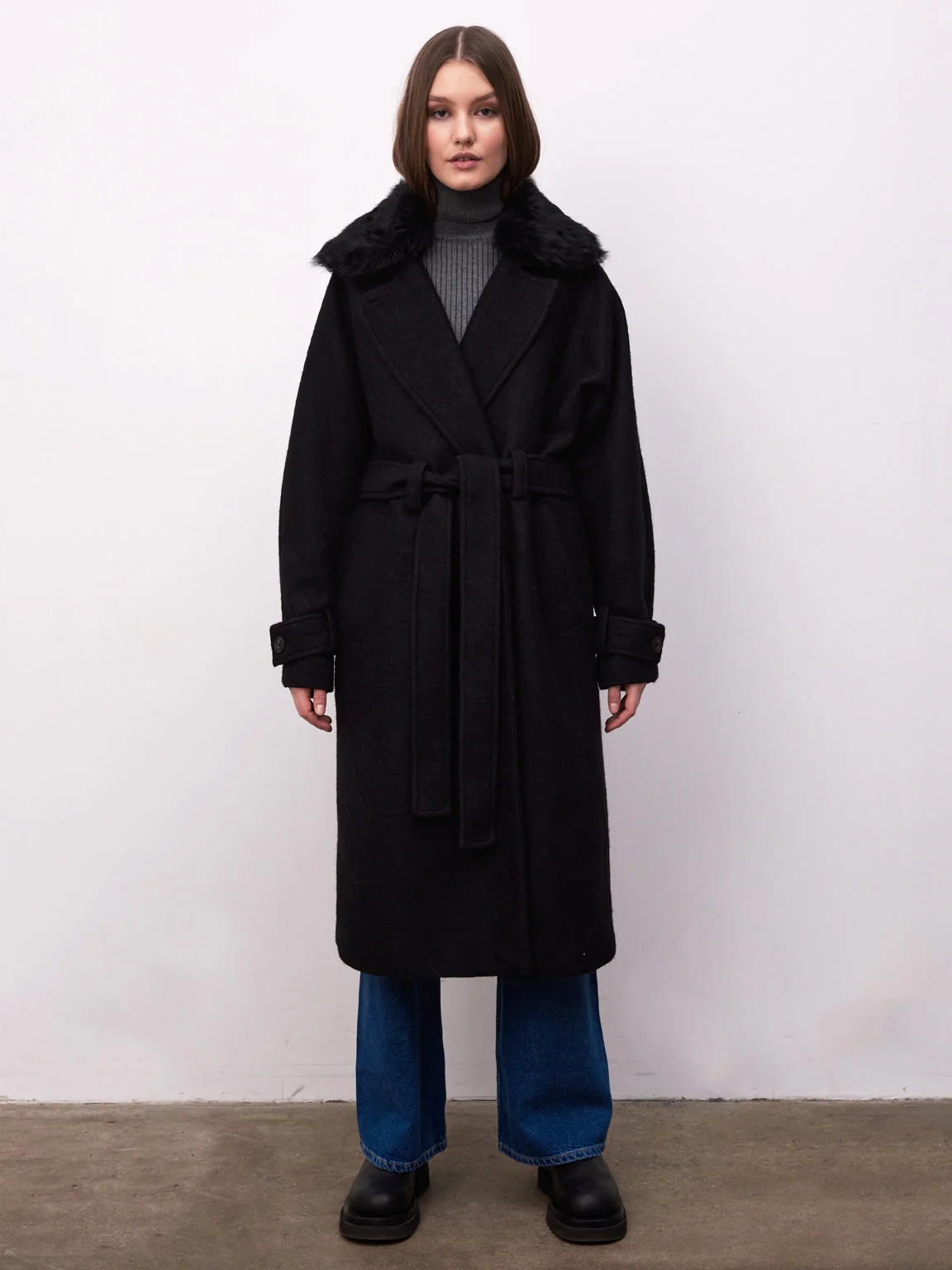 SOFIA COAT - BLACK - Image 3