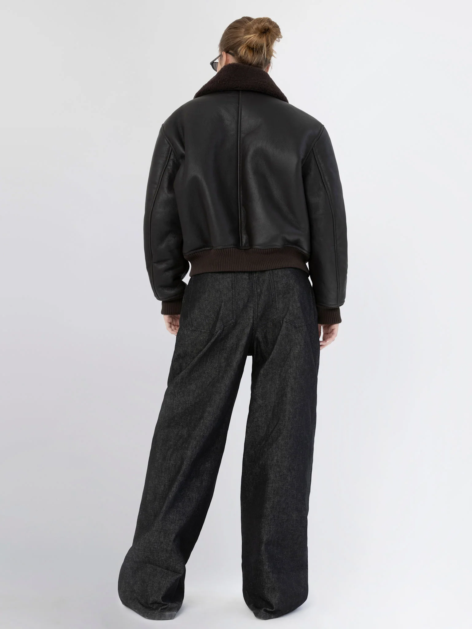 SOHO BOMBER - DARK BROWN - Image 8