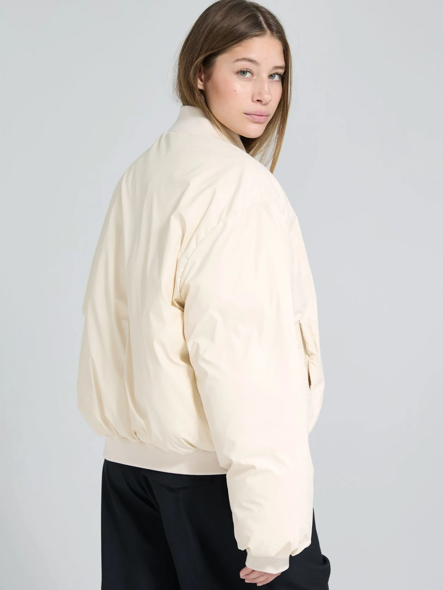 SOL BOMBER JACKET - CRÈME - Image 3