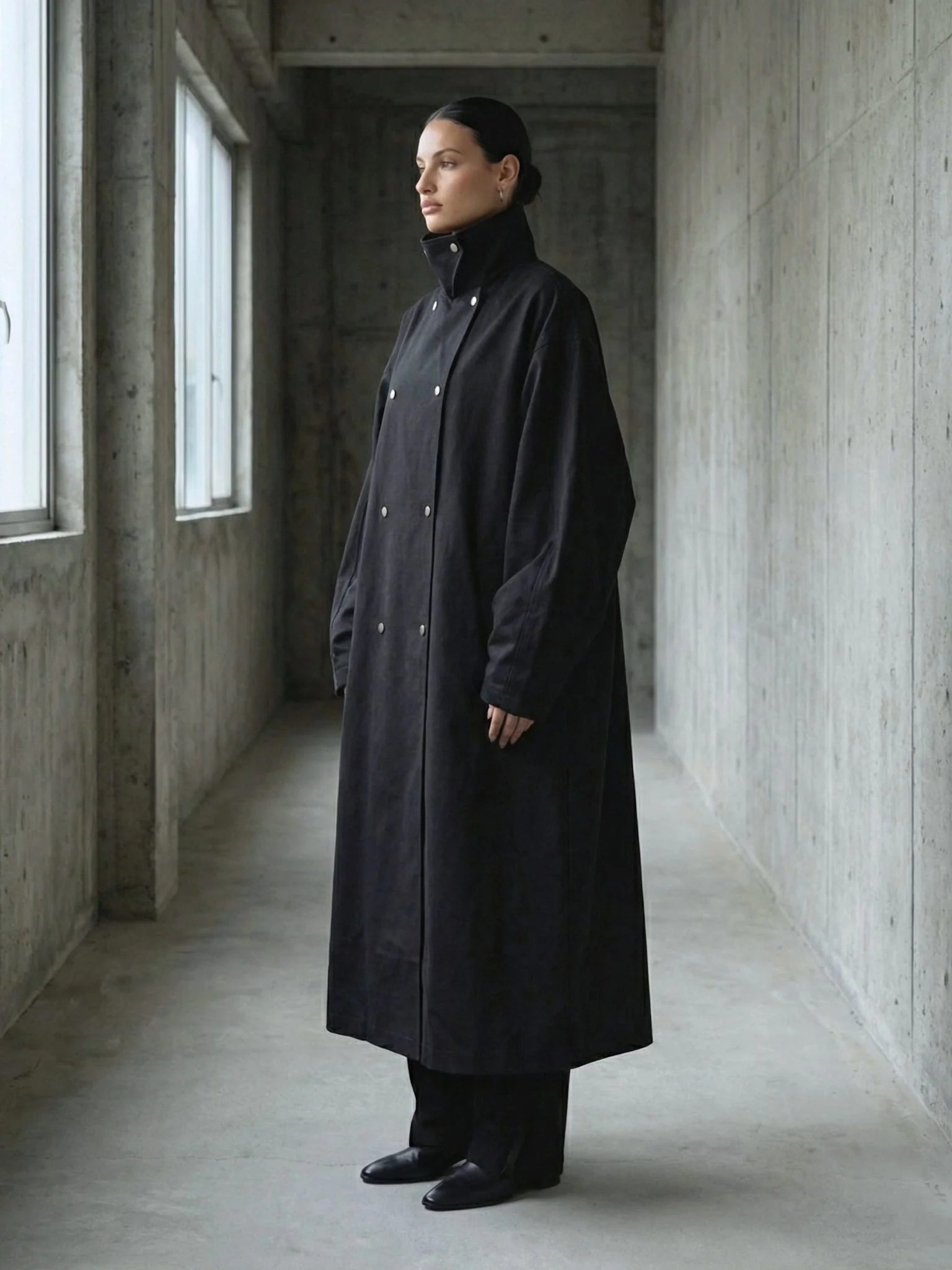 SOLAN COAT - BLACK - Image 4