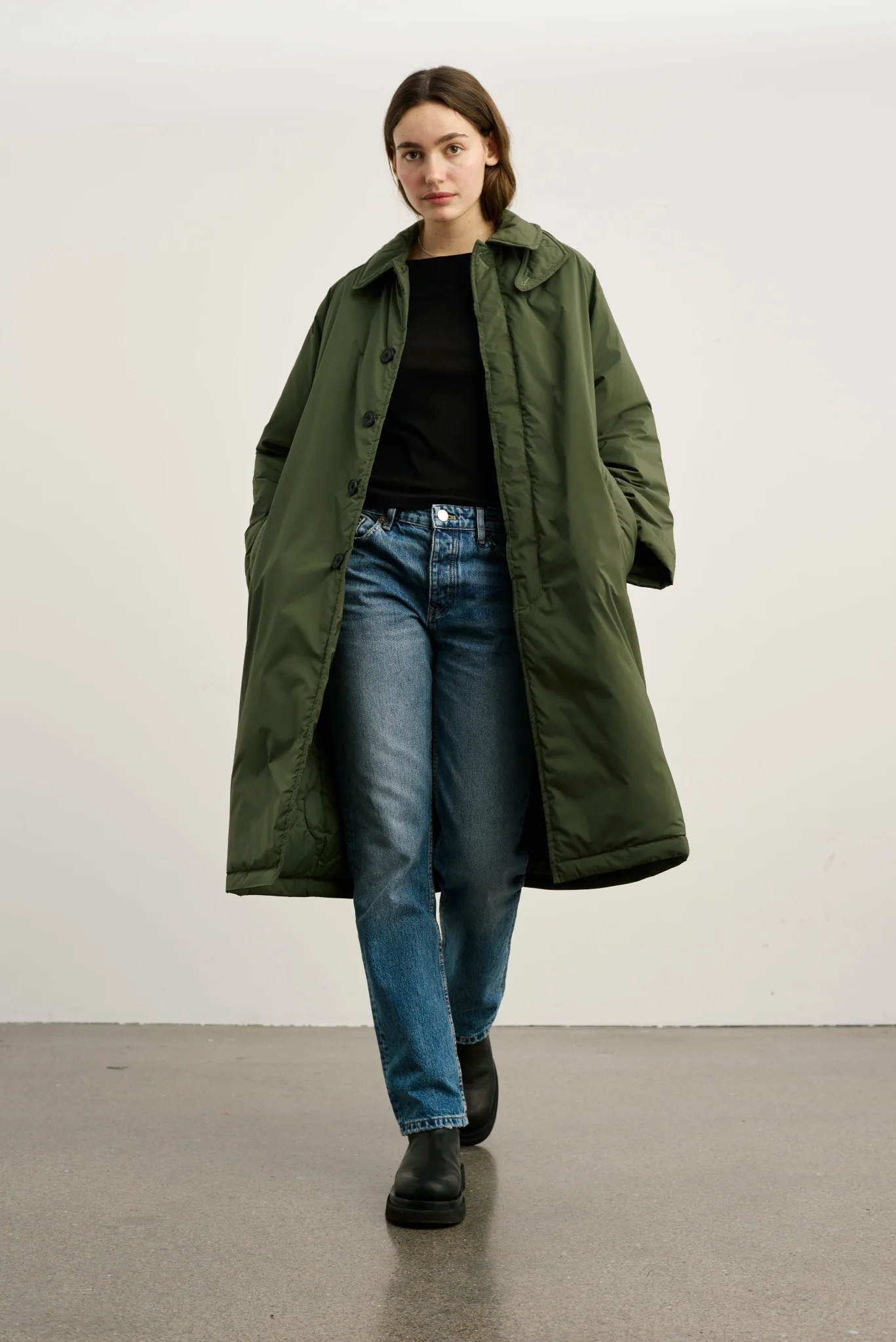 SONJA COAT - DARK GREEN - Image 3