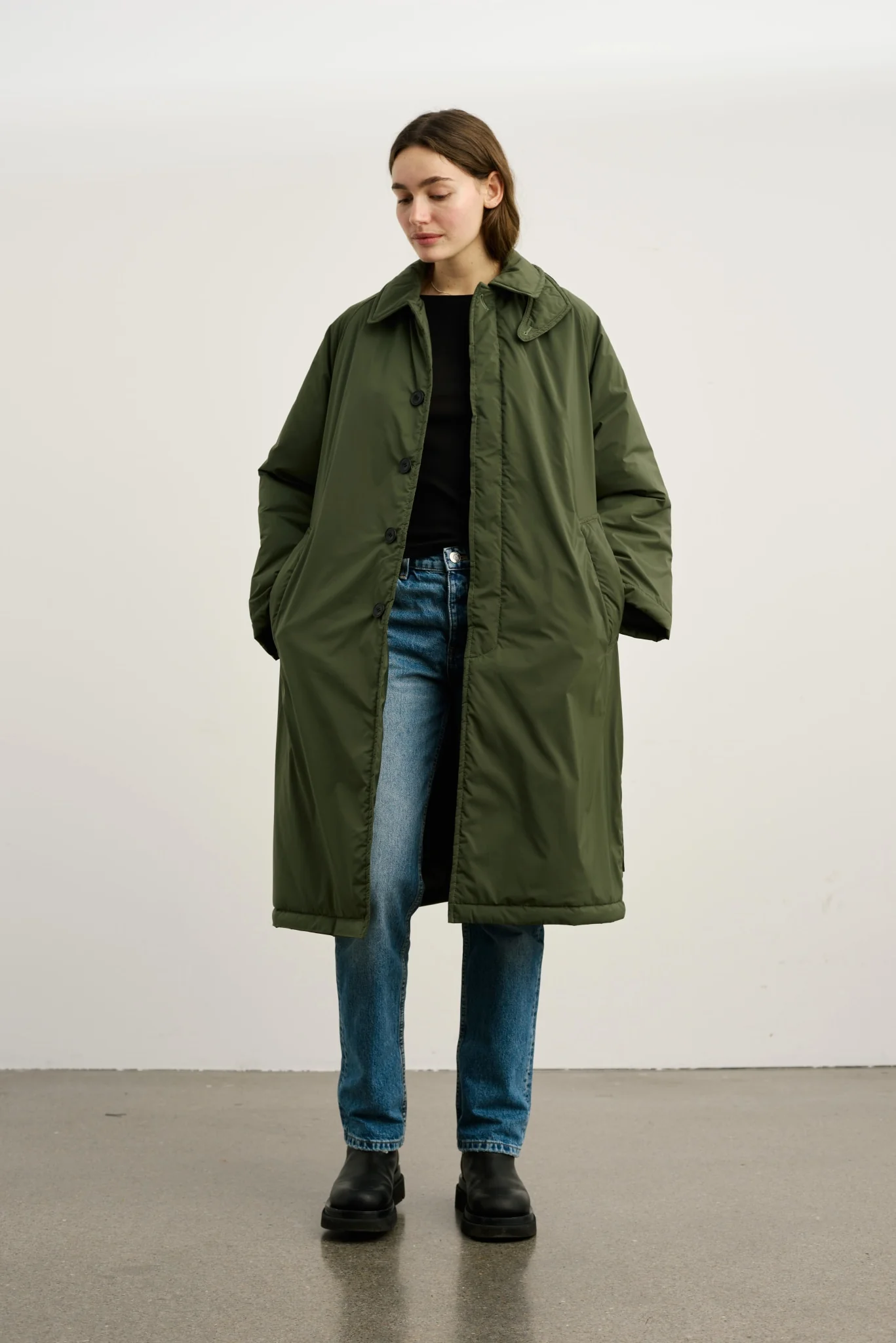 SONJA COAT - DARK GREEN - Image 5
