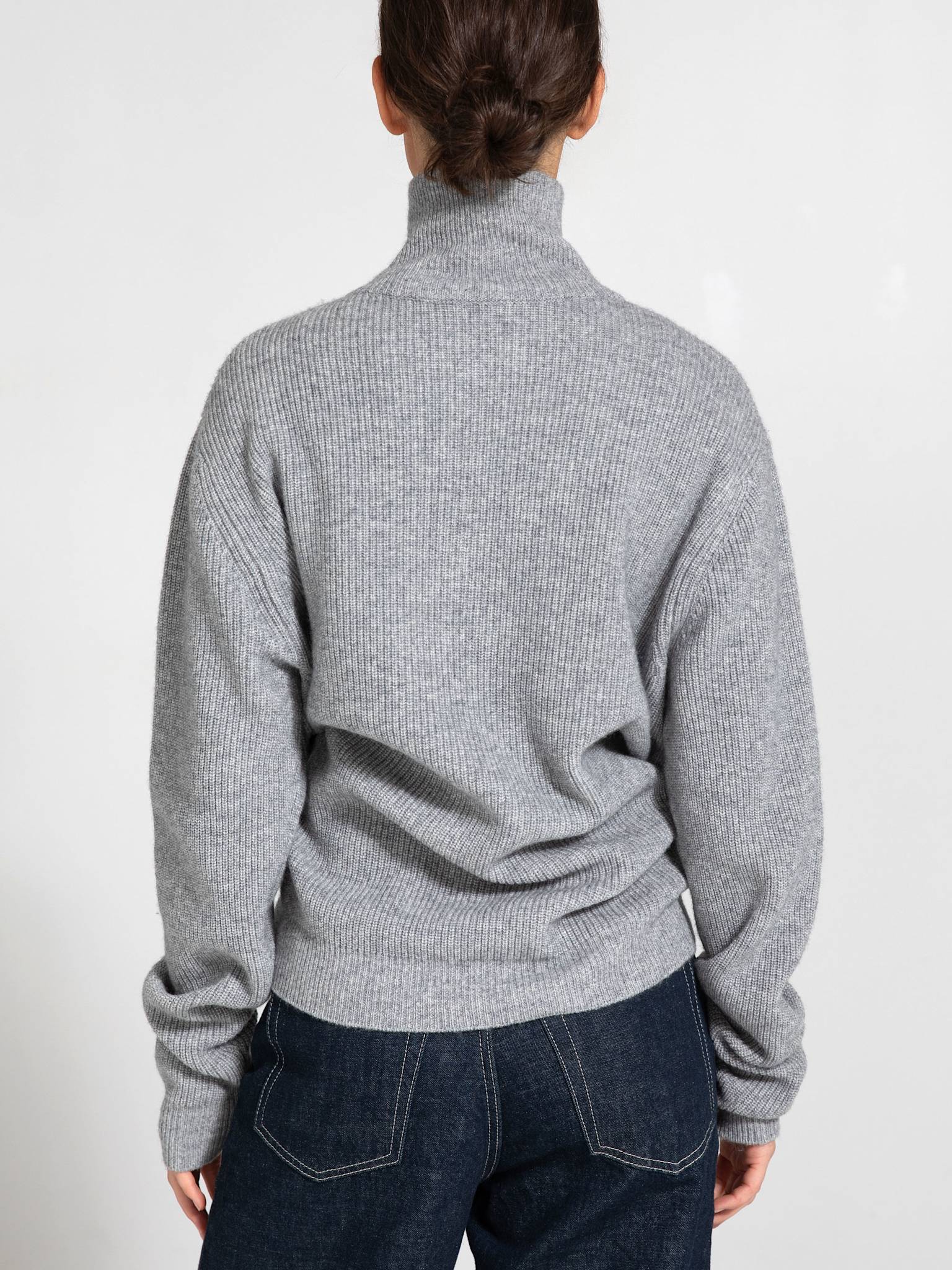 UMA ZIP KNIT - GREY - Image 5