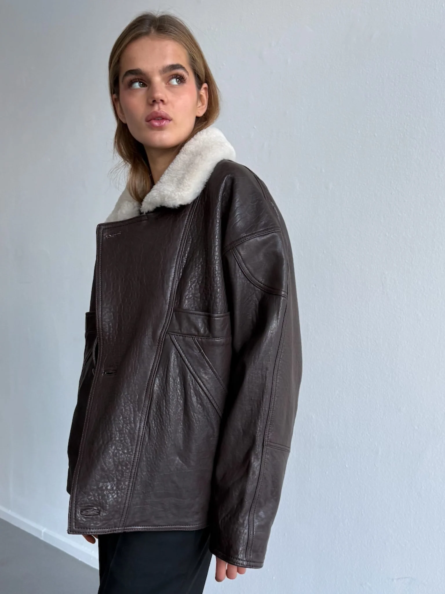 VENDA JACKET - BROWN - Image 8