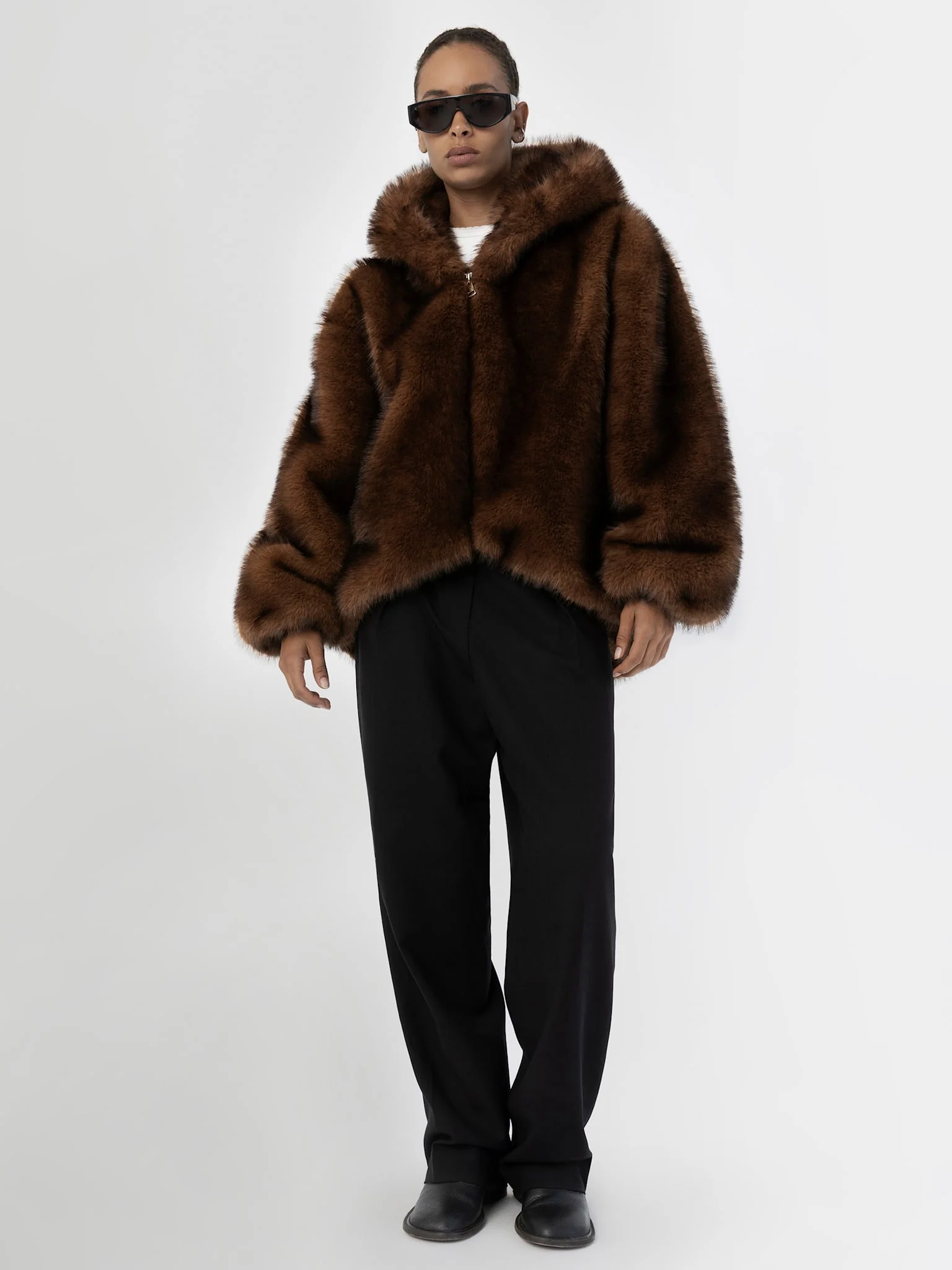 WILMA JACKET - DARK BROWN - Image 3